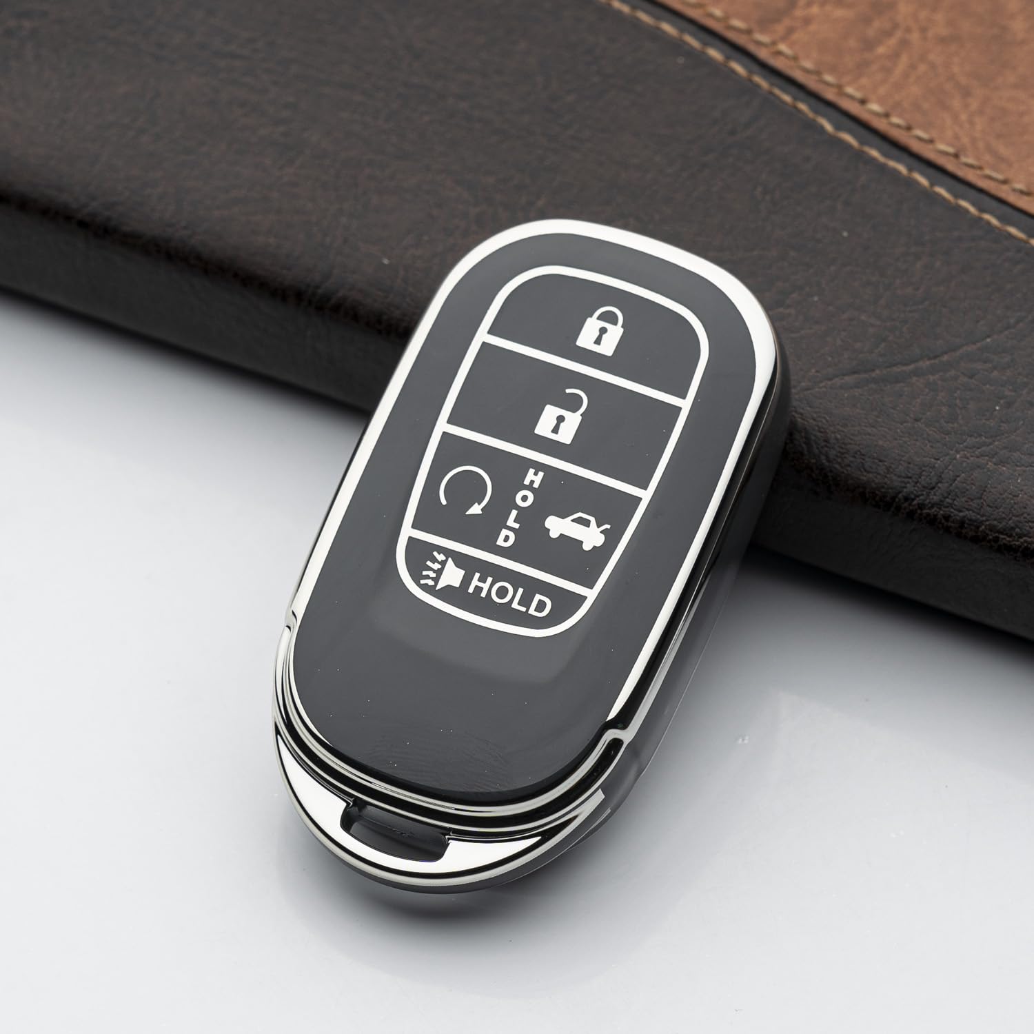 Tautrophen Key Fob Cover Fit For Honda 2023 2024 Civic Accord Pilot Hrv Crv Odyssey Smart Key