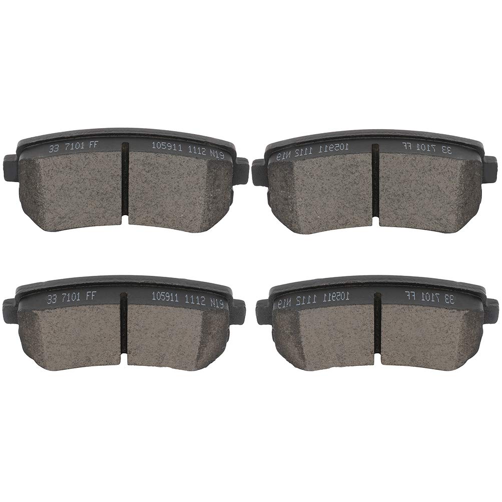Cciyu D1157 Professional Ceramic Rear Brake Pads Set Fit For Hyundai Accent,Elantra,Ix35,Sonata,Tucson,For Kia Cadenza,Forte,For