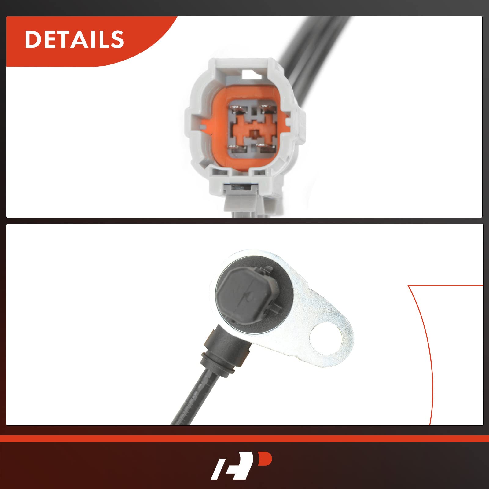 A-Premium ABS Wheel Speed Sensor Compatible with Infiniti Models - FX35, FX45 2003-2008, Sport Utility - Rear Driver or Passenger Side, Replace# 47900-CG000, 47900CG000