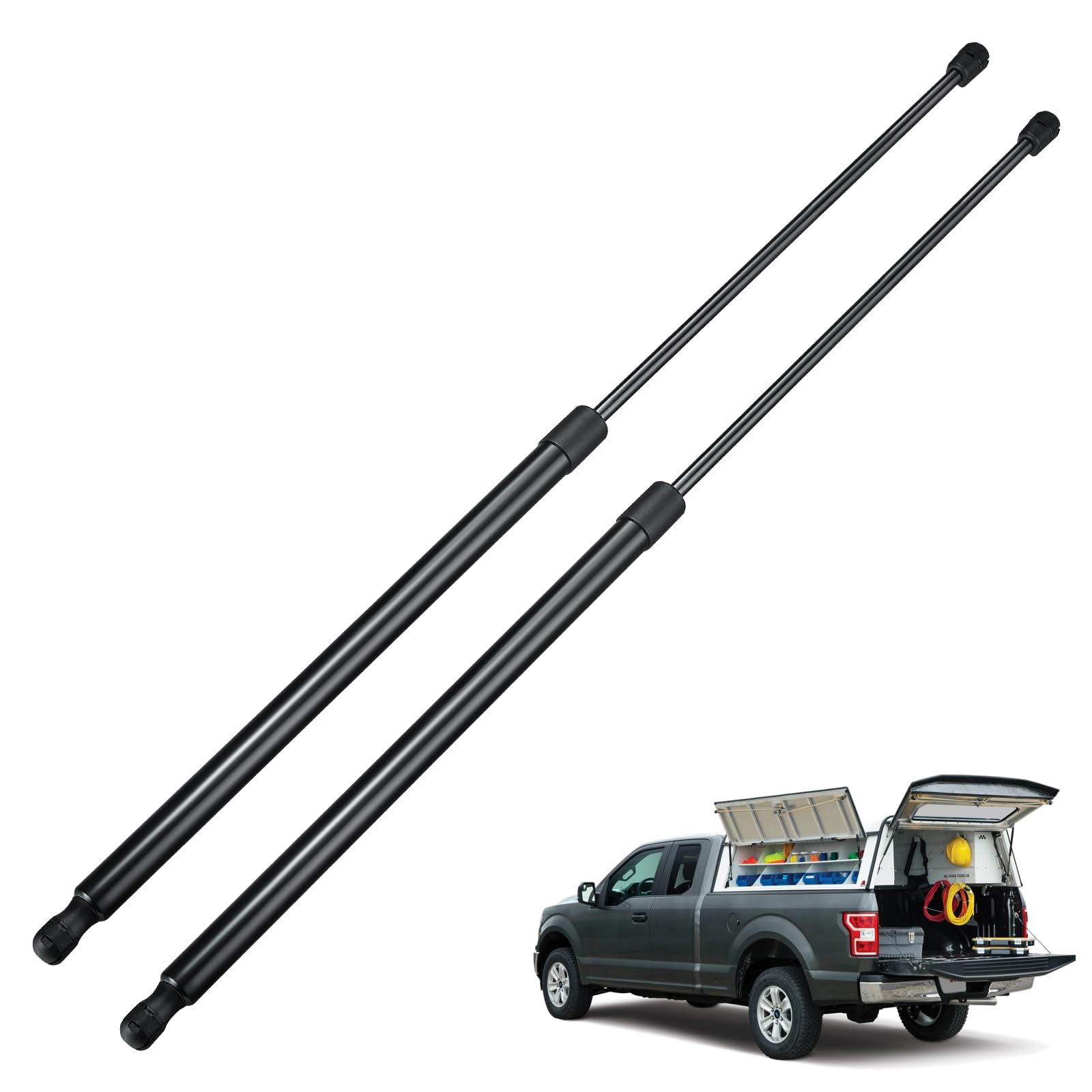 Bdfhyk Ml28100 30.9Inch 100Lbs (445N) Gas Shocks Struts Lift Support For Truck Bed, Tonneau Cover, Floor Hatch, Tailgate, Rv Out