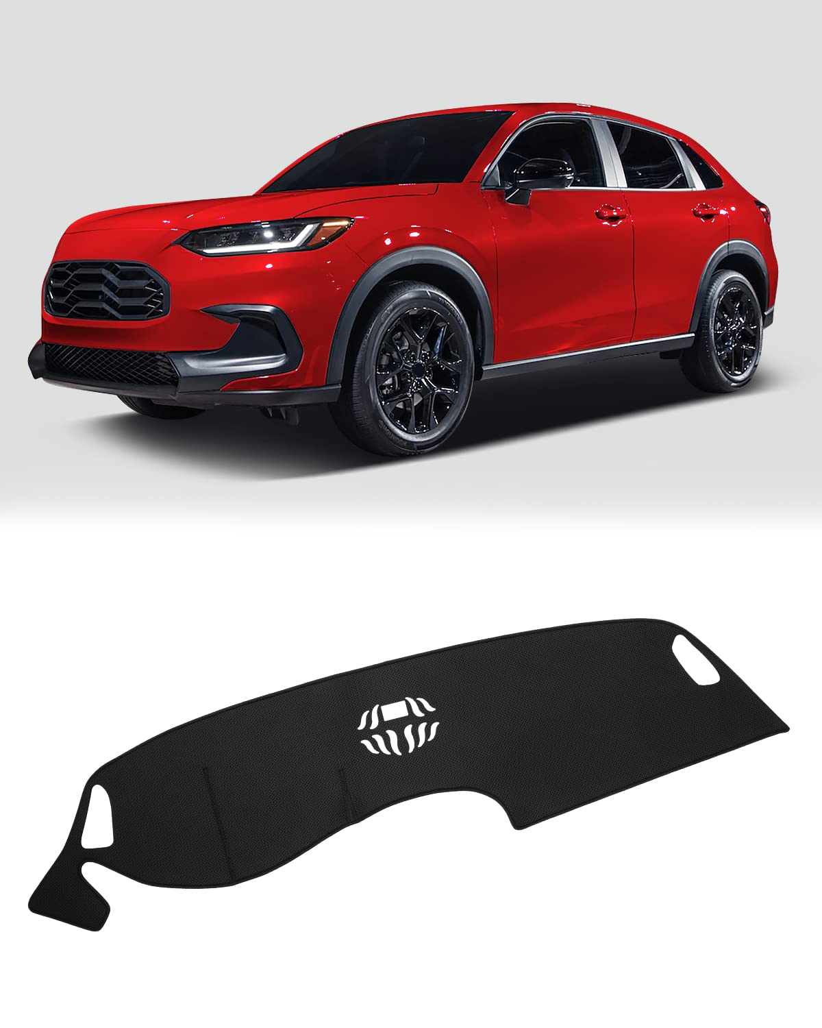 Fiilines Dash Cover For Honda Hr-V 2023-2025 Hrv, Dashboard Mat Hrv Accessories Mesh Dash Mat Sunshade Nonslip Protector No Glar