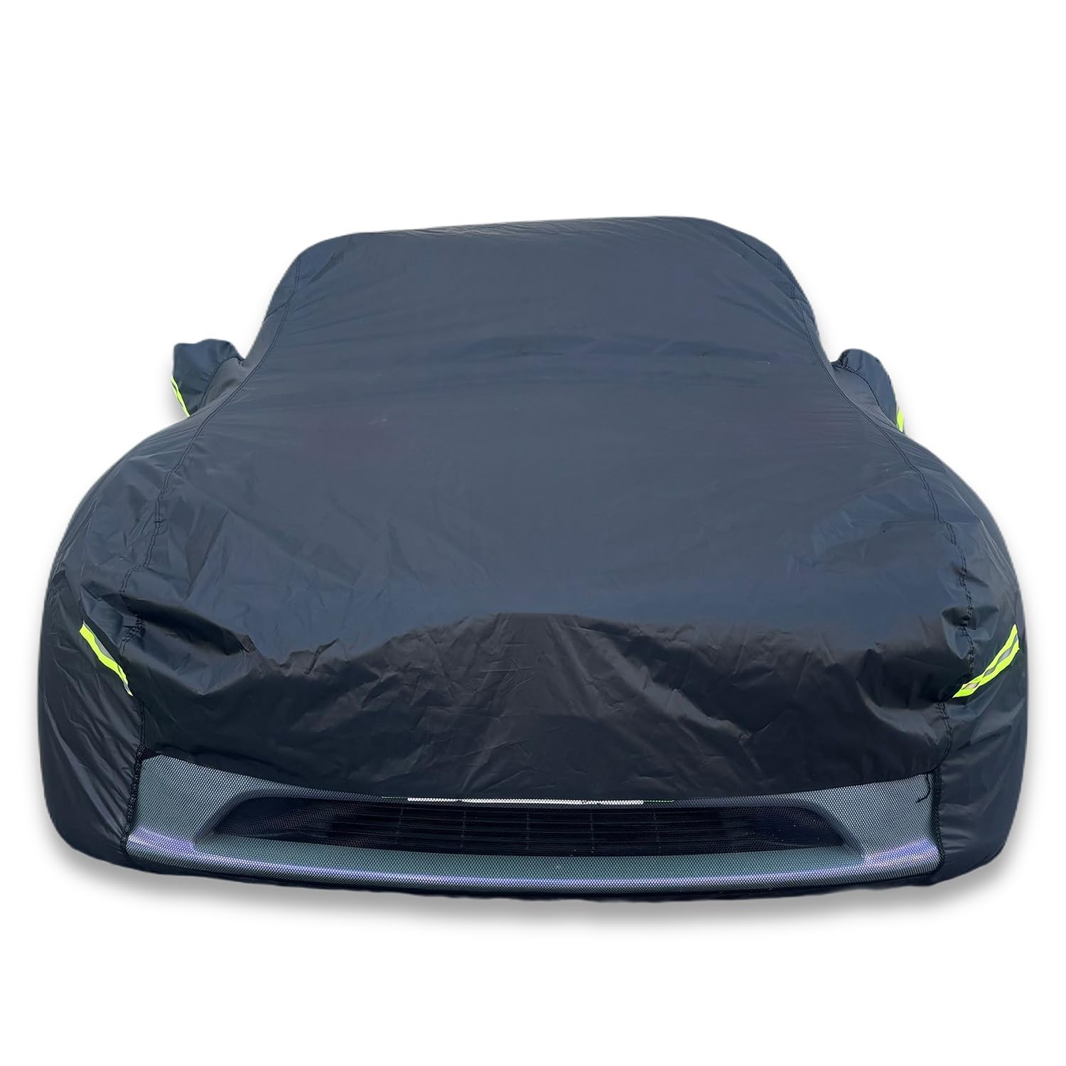 Morhept Car Cover Custom Fit For Tesla Model Y, Waterproof All Weather Full Exterior Cover Rain Snow Uv Protection With Door Zip