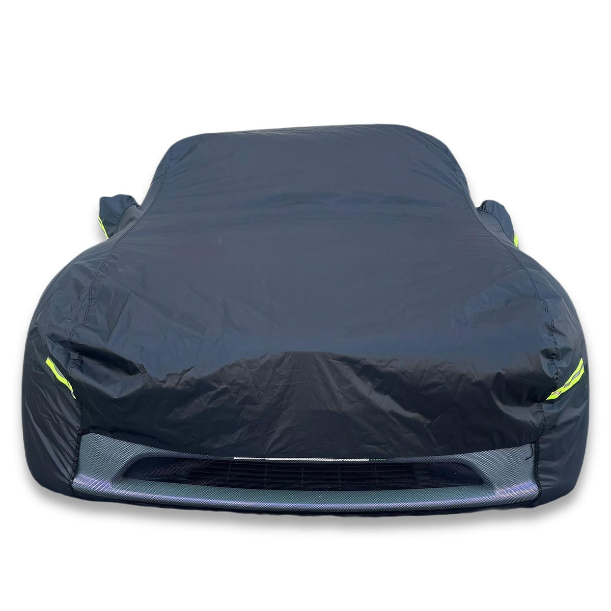 Morhept Car Cover Custom Fit For Tesla Model Y, Waterproof All Weather Full Exterior Cover Rain Snow Uv Protection With Door Zip