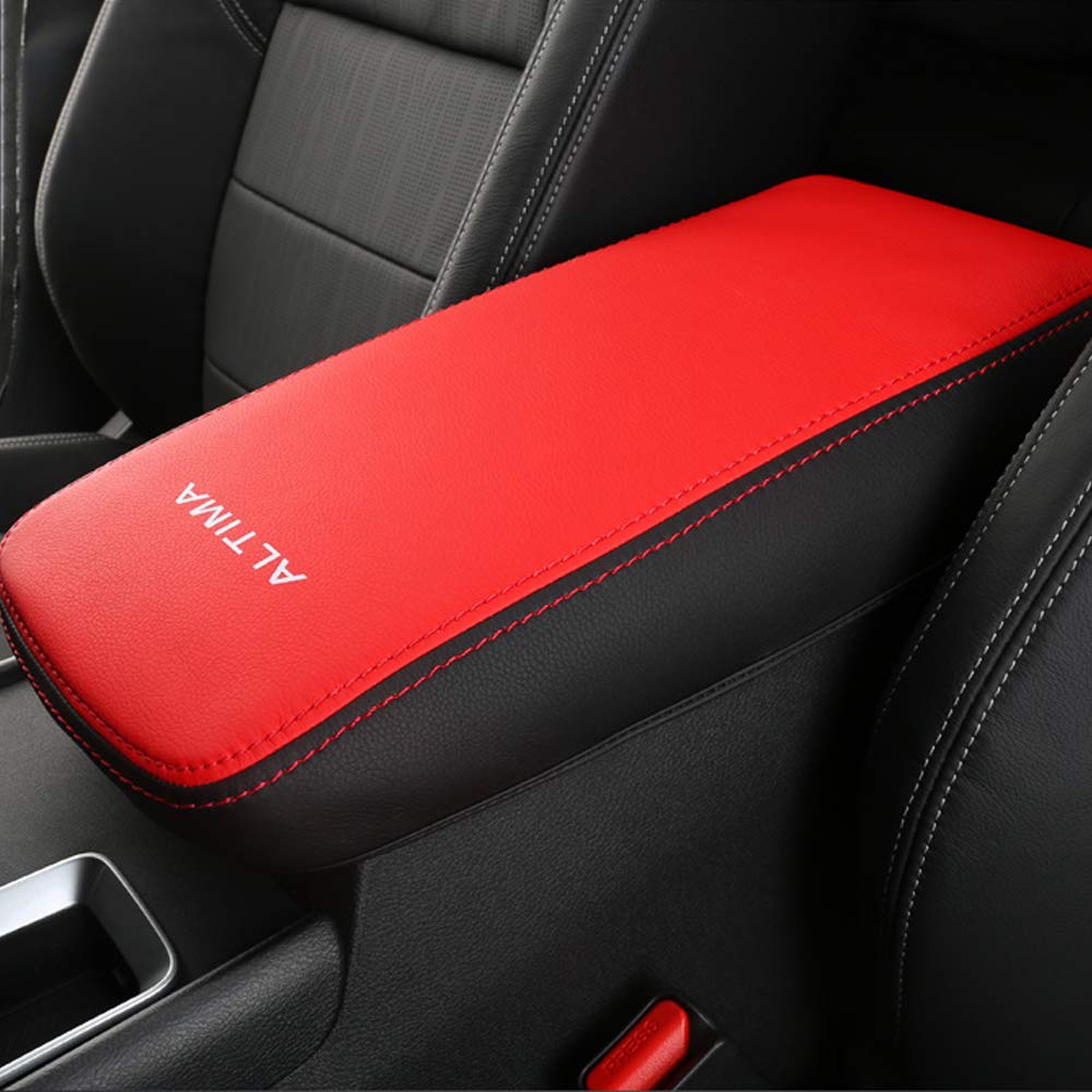 Xiter Car Armrest Cover Saver, 1 Pc Center Console Leather Pad Fit For Nissan Altima 2019-2025, Central Console Armrest Box Prot