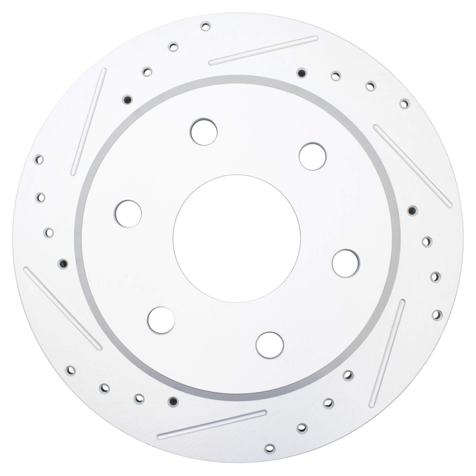 Trq Rear Performance Brake Rotor Drilled Slotted Pair Set For Gmc Chevy Cadillac Truck