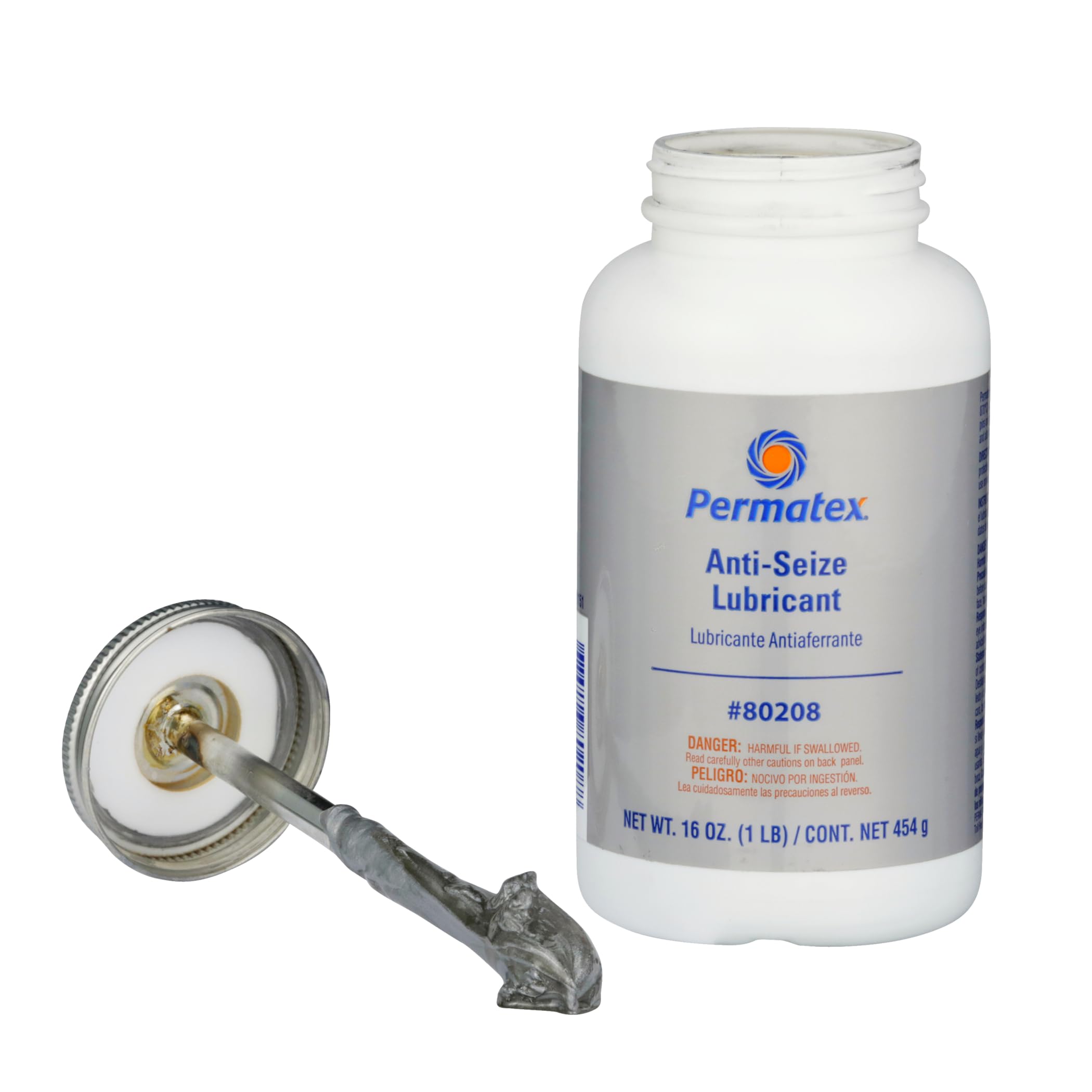 Permatex 80208 Anti-Seize Lubricant With Brush Top Bottle Prevents Galling, Corrosion, Seizing, Refined Blend Aluminum, Copper,