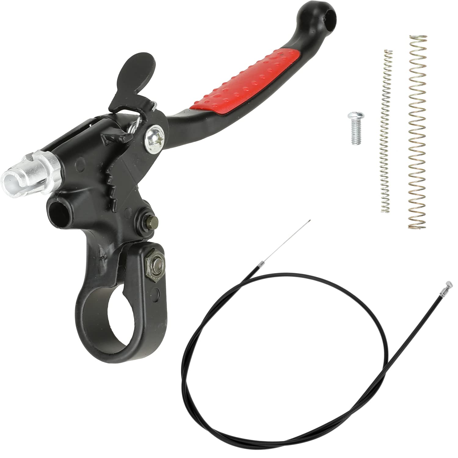 YOXUFA Motorized Bike Clutch Lever Handle Cable Spring Kit for 49cc 50cc 66cc 80cc 100cc 2 Stroke Engine Gas Motorized Bike Moto