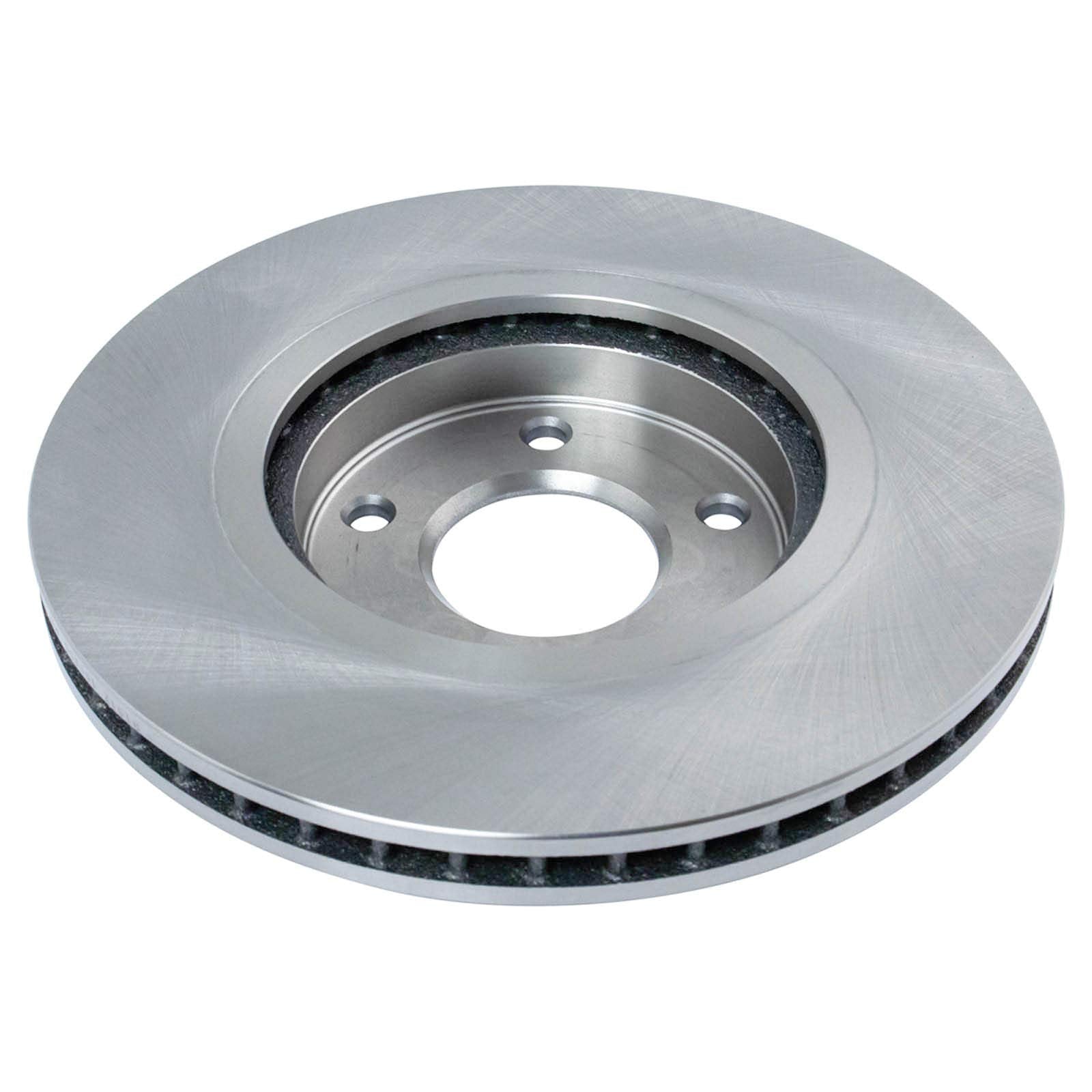 Trq Front Brake Pad & Rotor Kit Brake Pads Brake Rotor Semi-Metallic Compatible With 2007-2012 Nissan Sentra