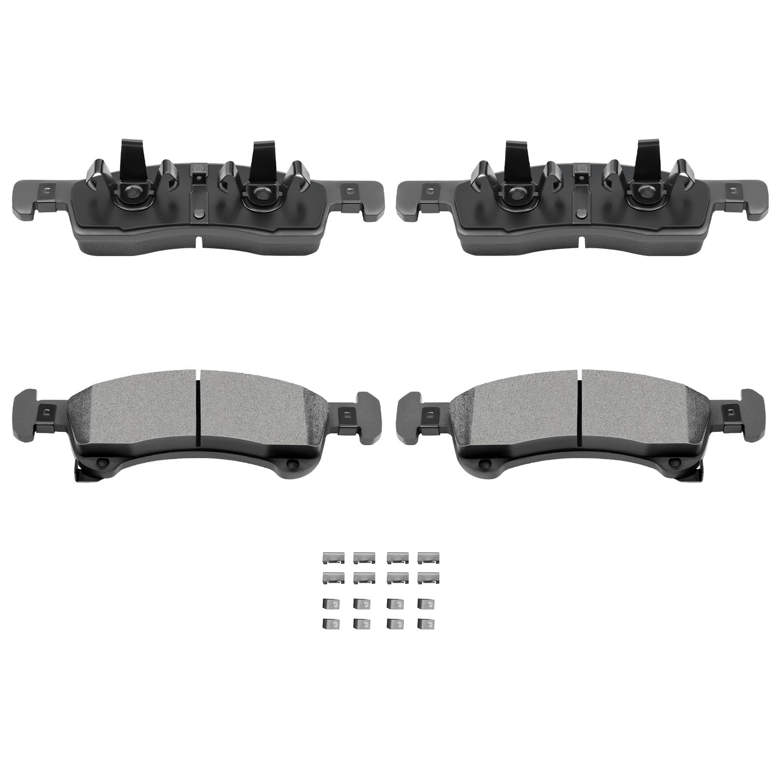 Automuto 4Pcs Front Ceramic Disc Brake Pads Set D934 For Ford For Expedition 2002-2006,For Lincoln Navigator 2002-2006