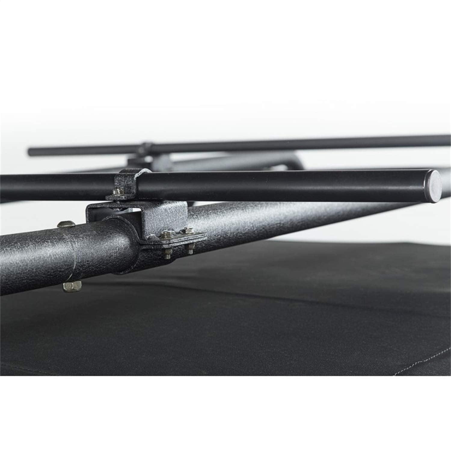 Rugged Ridge Sherpa Roof Rack Crossbars, 56.5" Round, Alloy Steel, Black, Model 11703.11, Fits 2007-2018 Jeep Wrangler JK