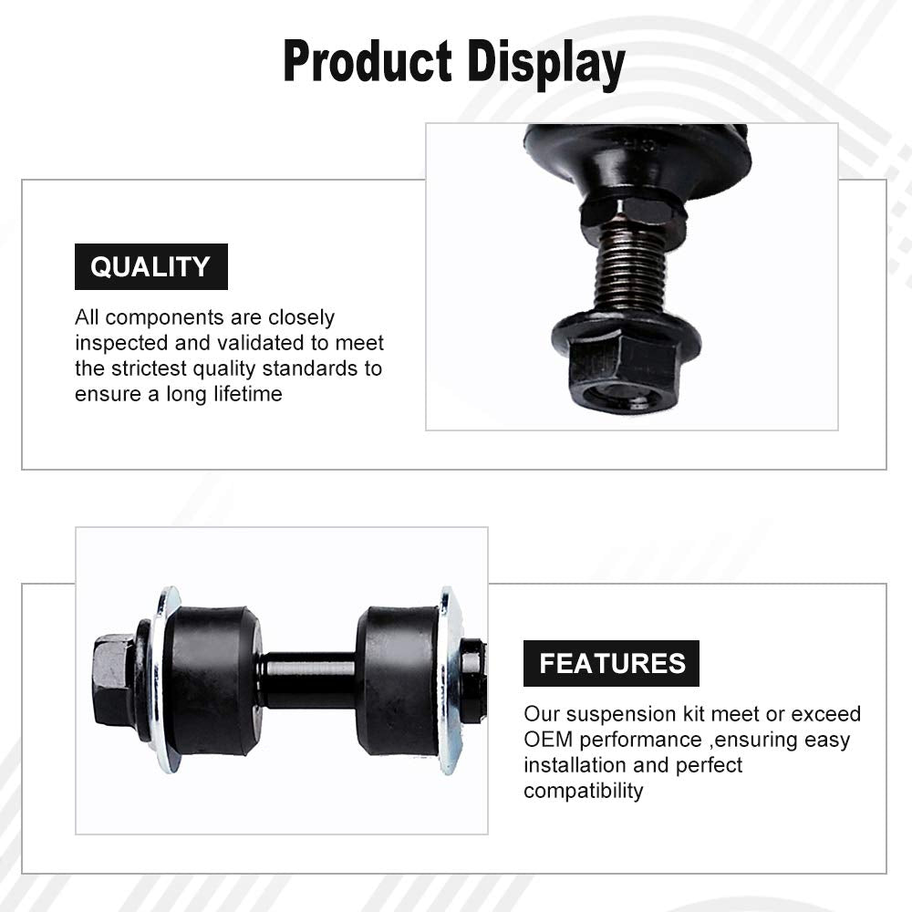 Lsailon 2Pcs K621603 K621604 Front Left Lower Right Lower Control Arm W/Ball Joint Kit Fit 05 06 07 For Ford Five Hundred 05 06