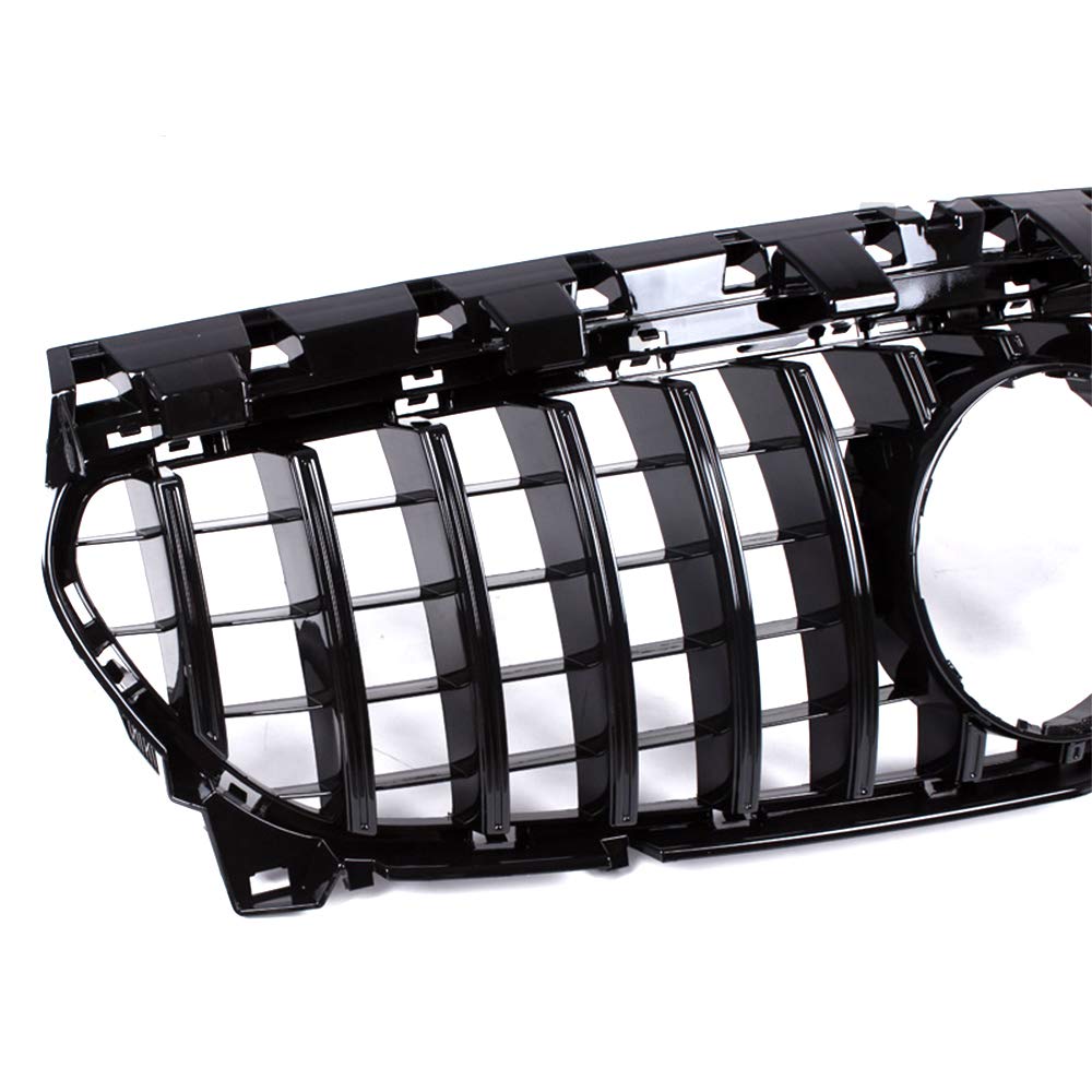Front Racing Grills Suitable For Mercedes W117 Cla Class Cla200 Cla250 Cla45 Amg 2013-2019 (Black)