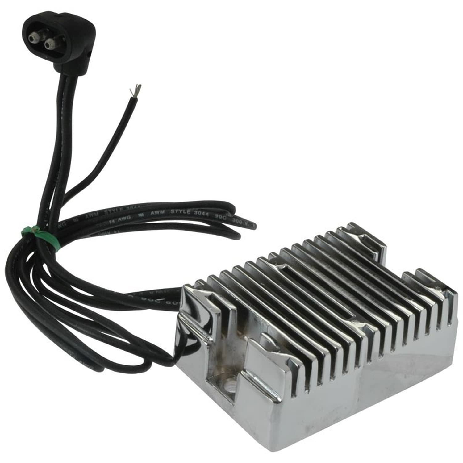 New CHROME Voltage Regulator Rectifier Compatible With Harley Davidson 74519-88, 1989-99 Evolution Big Twin, 32 AMP