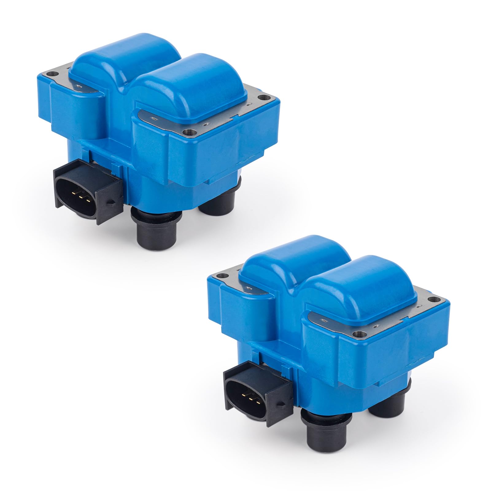Ena Set Of 2 Blue Ignition Coil Pack Compatible With Ford Lincoln Mazda Mercury F150 F250 E150 Escort Explorer Mustang Ranger Ex