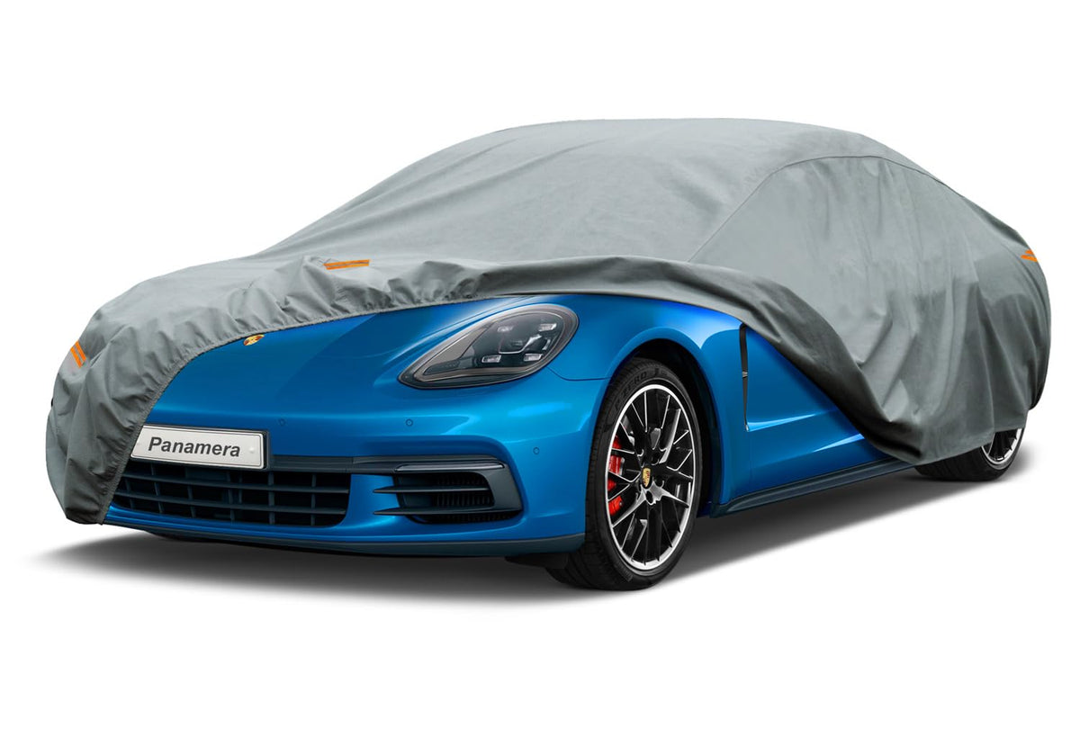 Kayme Heavy Duty Car Cover Custom Fit Porsche Panamera(2009-2025),Waterproof All Weather For Automobiles, Full Exterior Covers S