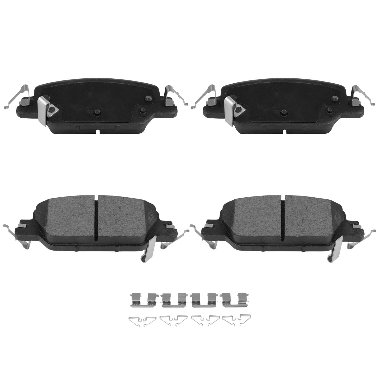 Automuto 4Pcs Rear Ceramic Disc Brake Pads Set D2037 For Honda Cr-V 2017-2023