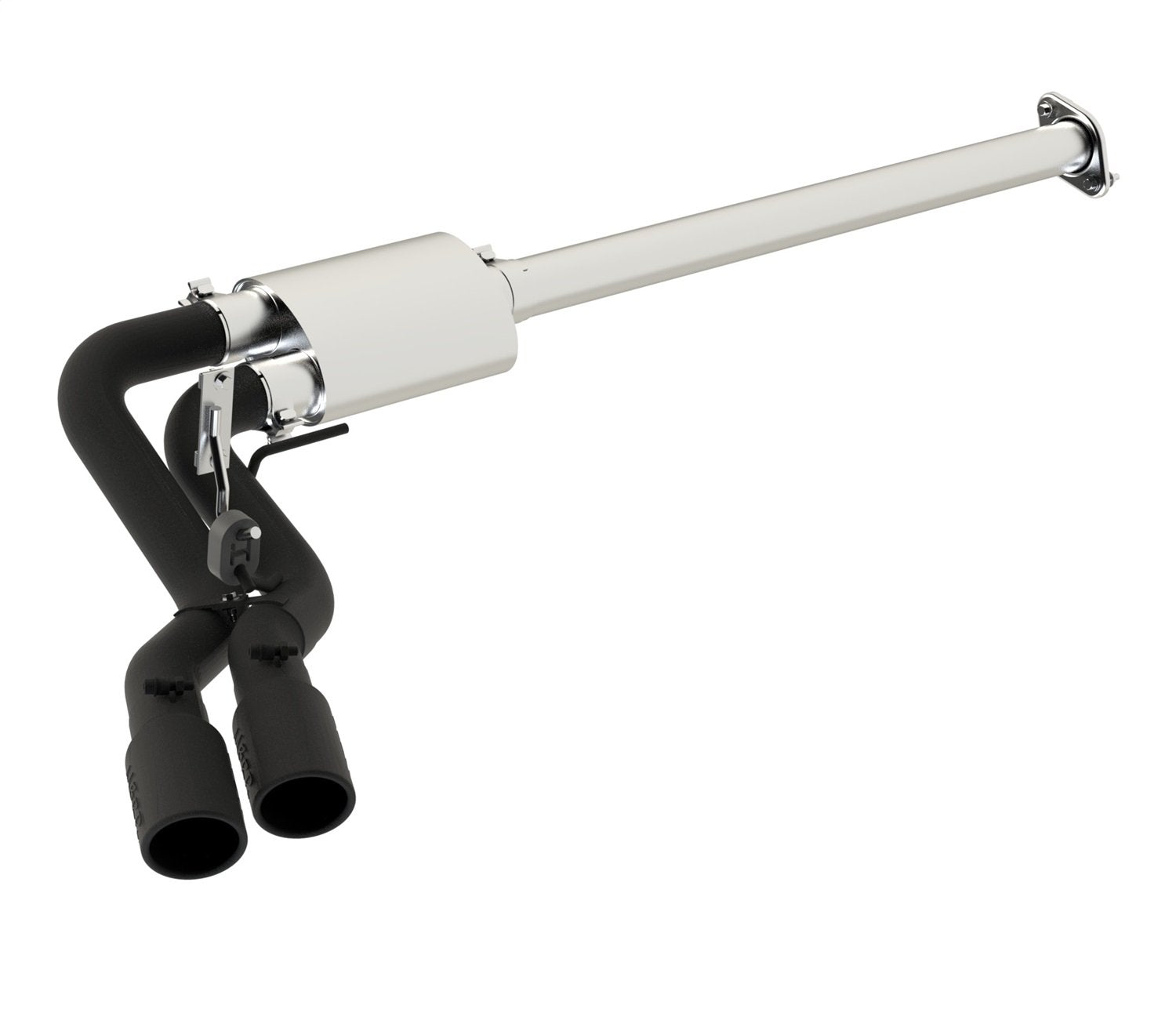 Mbrp S5260Blk 3' Cat Back, Single Side Dual Outlet In Front Of Rear Wheel (Black Coated)