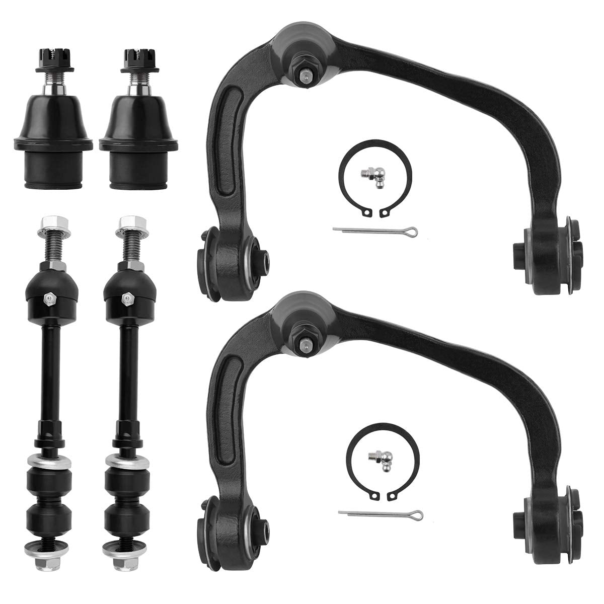 Autosaver88 -Front Upper Control Arm Kit Compatible With 2005-2008 Ford F-150, 2006-2008 Lincoln Mark Lt - 4Wd Only