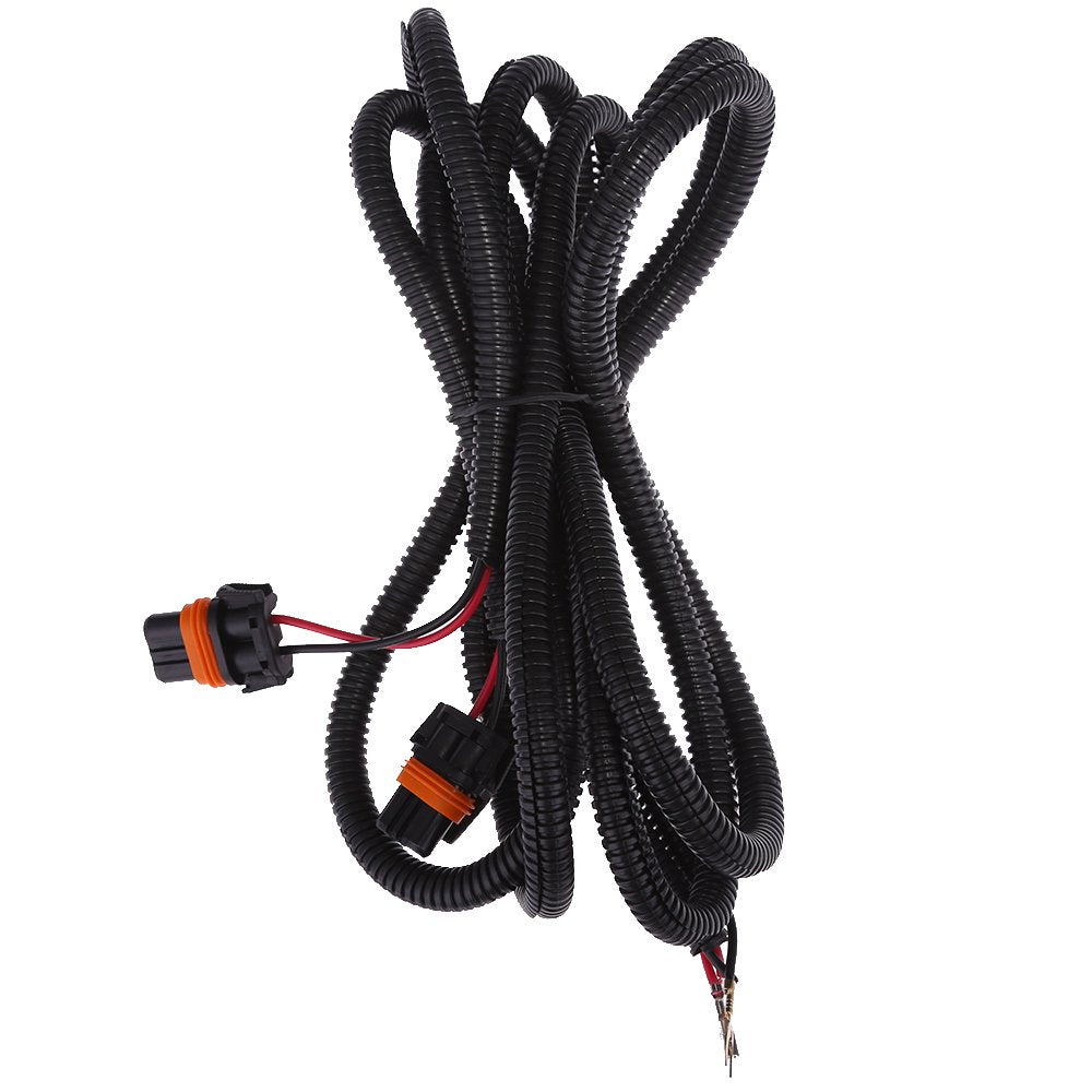 Fog Light Wiring Harness Kit Replacement For Chevy Silverado 1500 2500 2003-2006 (2007 Classic)