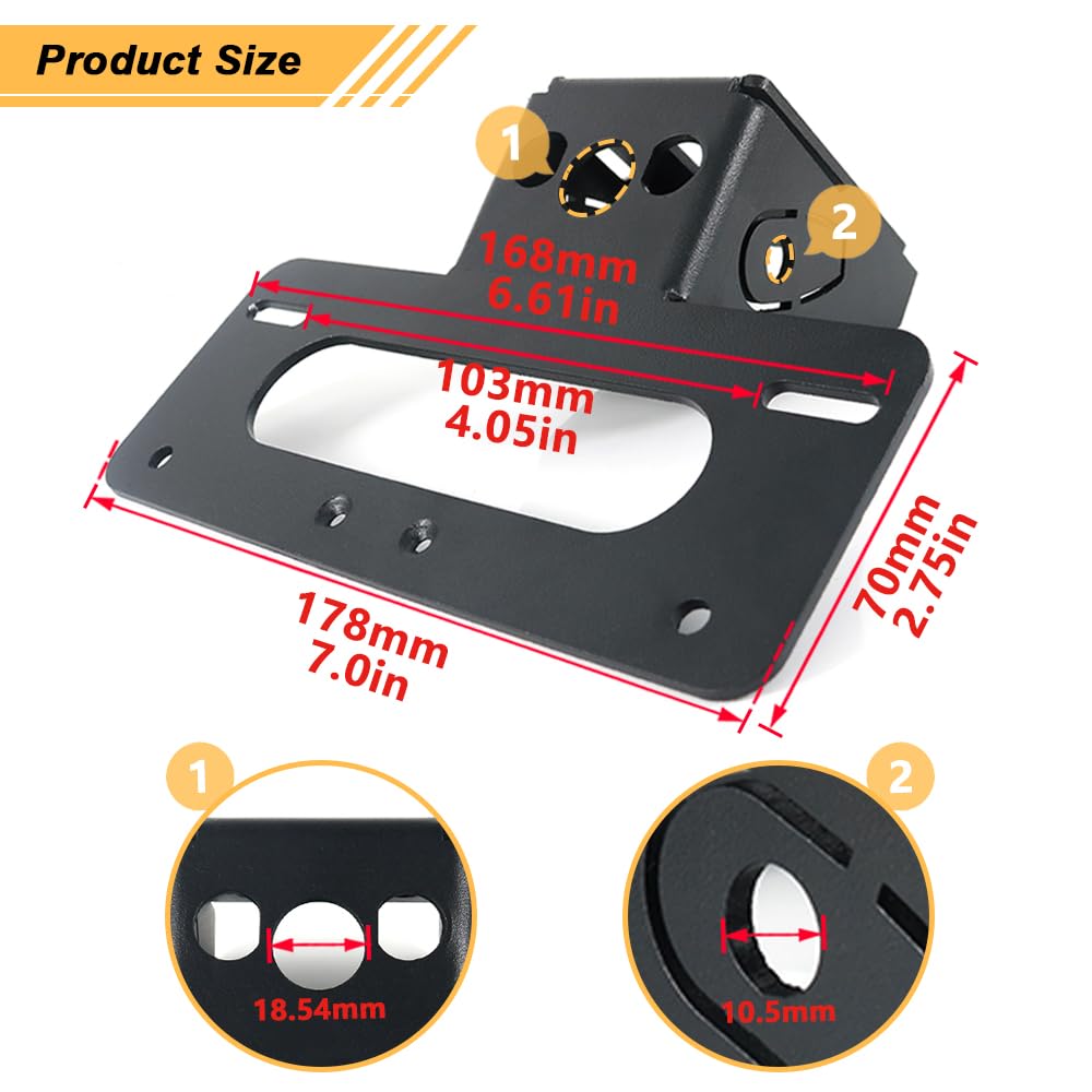 Rearace Motorcycle Fender Eliminator Compatible With 2024 2023 2022 2021 2020 2019 Zx-6R 636, Tail Tidy Fit For Zx-6R 636 2024 2023 2022 2019 2020 2021 Fender Eliminator Bracket