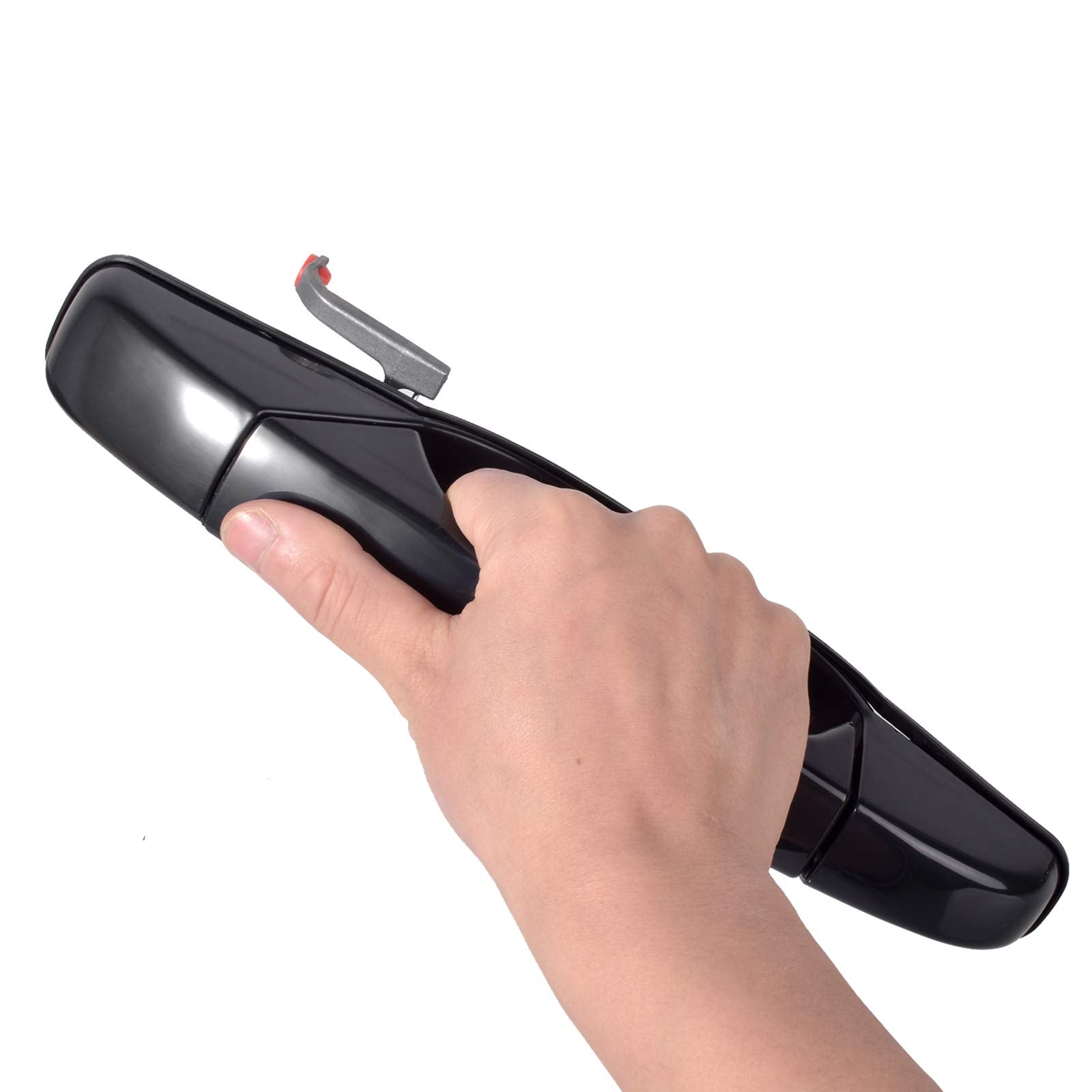 Faersi 4Pcs Exterior Black Door Handle Front Rear Driver & Passenger Side Replacements For Cadillac Escalade Chevy Silverado Gmc