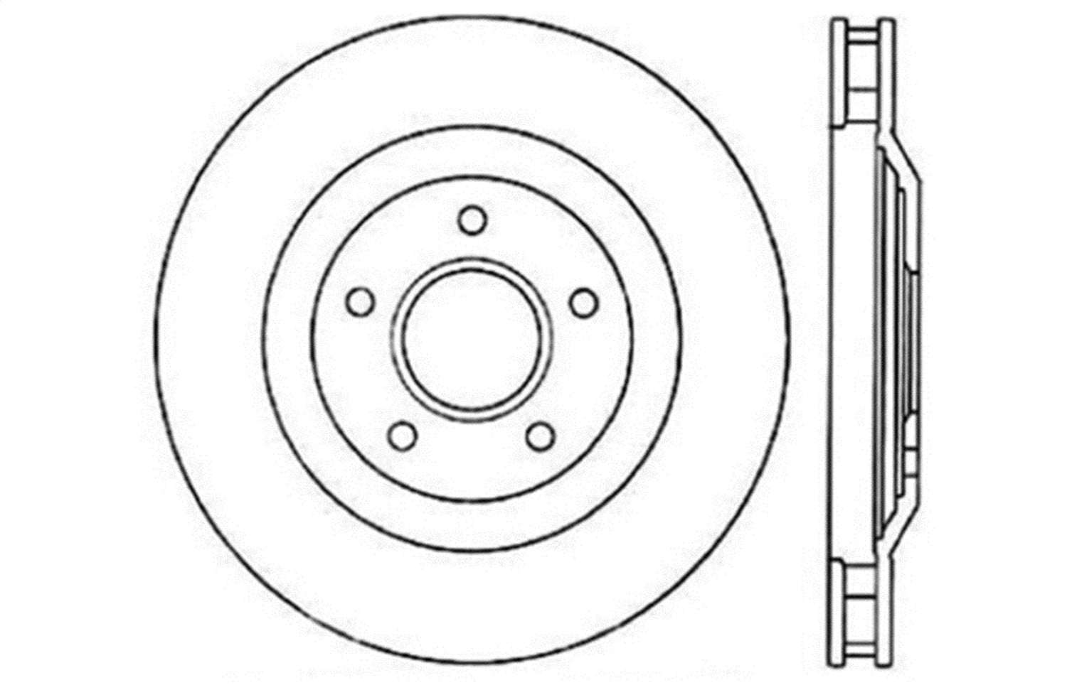 Stoptech 127.62060R Front Right Sport Drilled/Slotted Brake Rotor