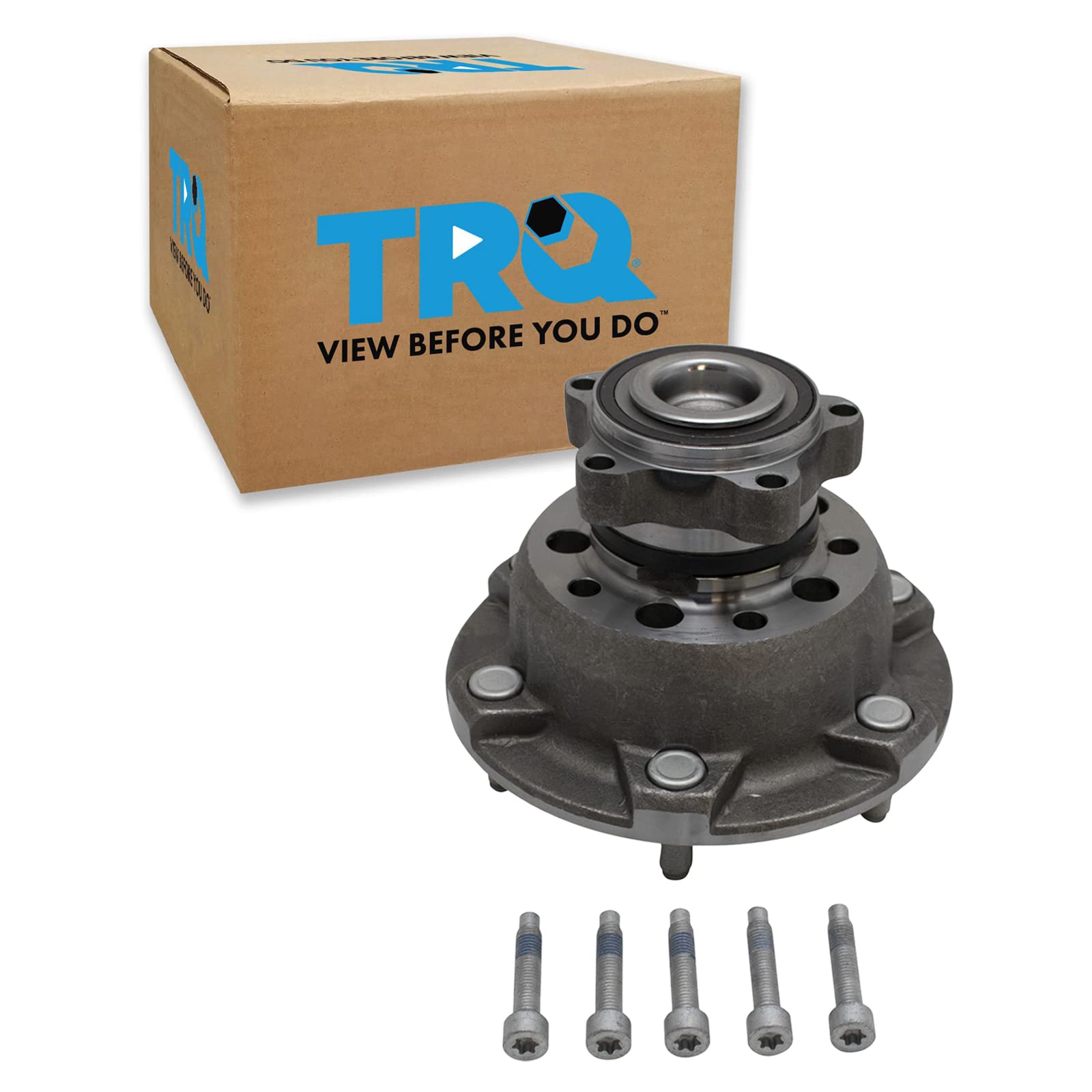 Trq Front Rear Driver Side Passenger Side Wheel Bearing & Hub Assembly With Abs Sensor Compatible With 2015 Ford Transit-250 201