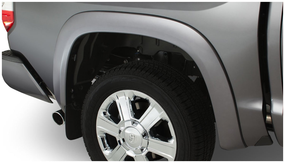 Bushwacker Oe Style Factory Front & Rear Fender Flares | 4-Piece Set, Black, Smooth Finish | 30917-02 | Fits 2014-2021 Toyota Tu