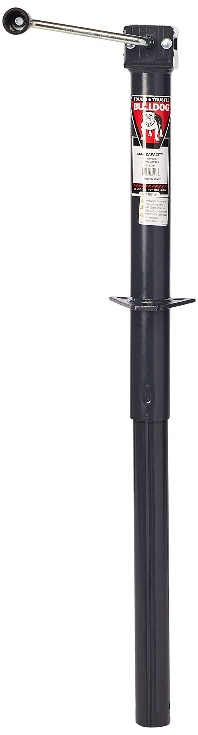 Bulldog Fulton Sidewind 14 Travel A-Frame Jack 5000-Pound Gray, 24 x 7.5 x 4.5