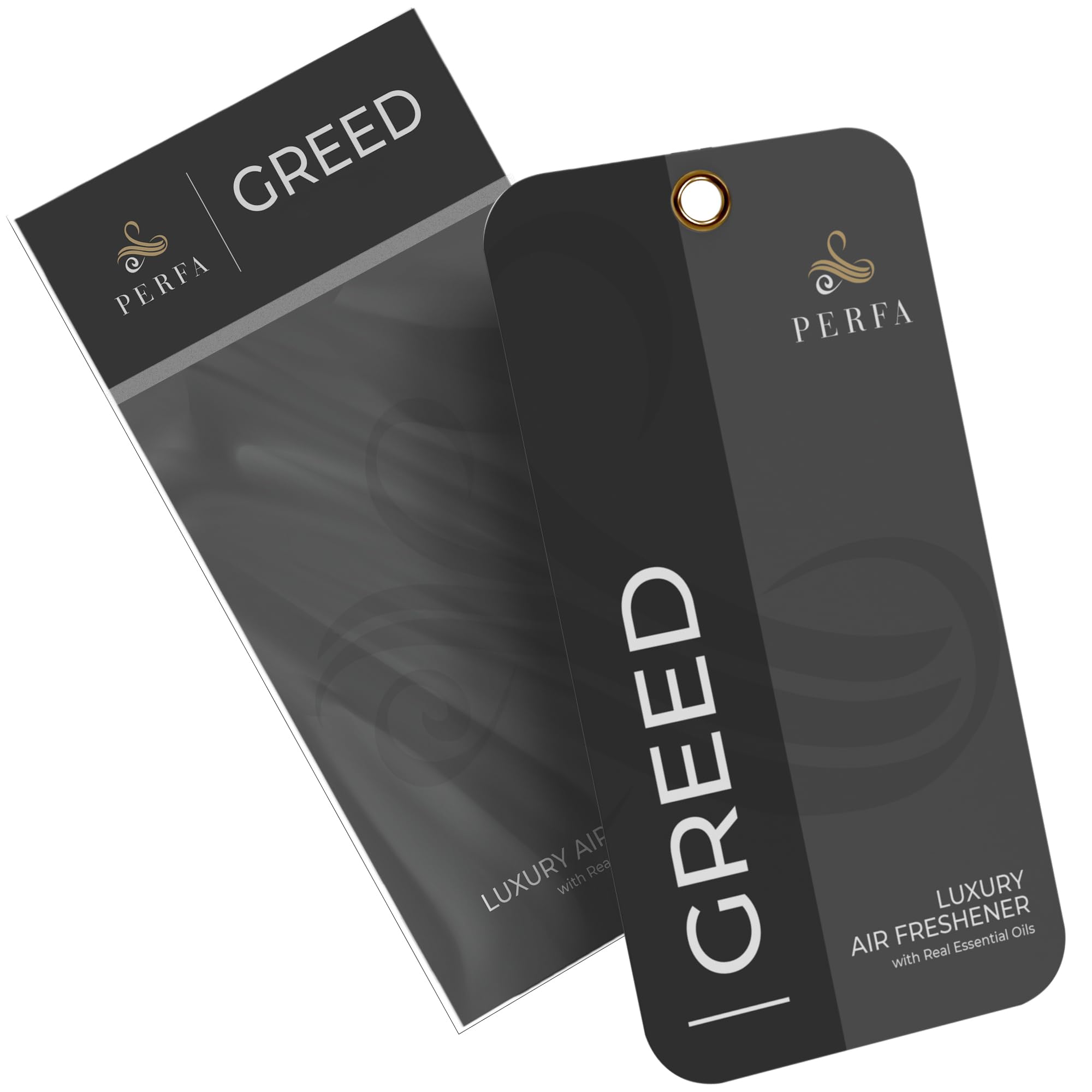 Greed Disposable Card Freshener For Men | Car Scents Air Freshener With Greed Fragrance | Strong Car Perfume Air Freshener With