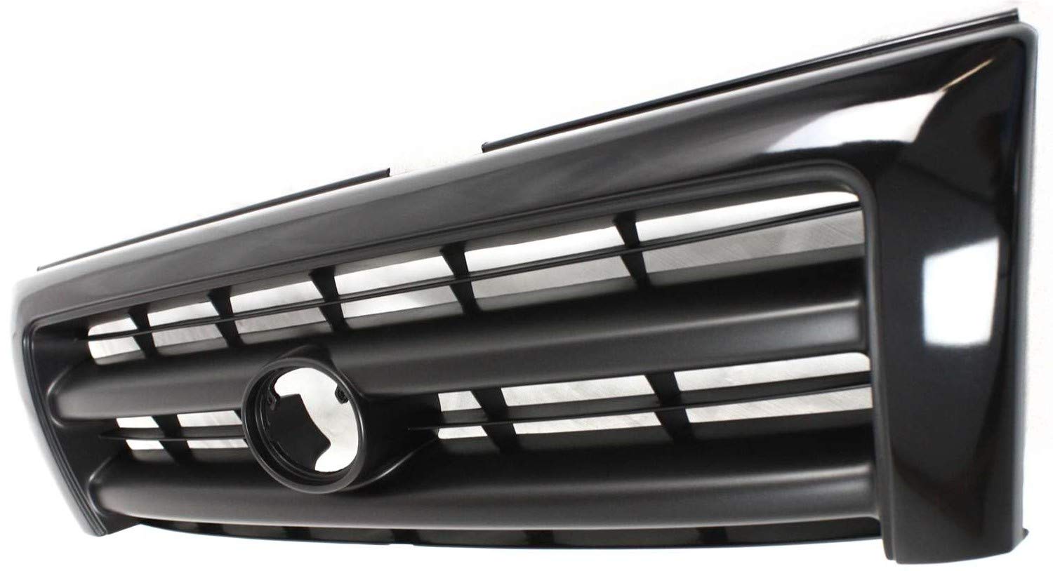 Garage-Pro Grille Assembly for 1997-2000 Toyota Tacoma, Painted Black Shell and Insert, Model JCW3968GP, Durable Plastic
