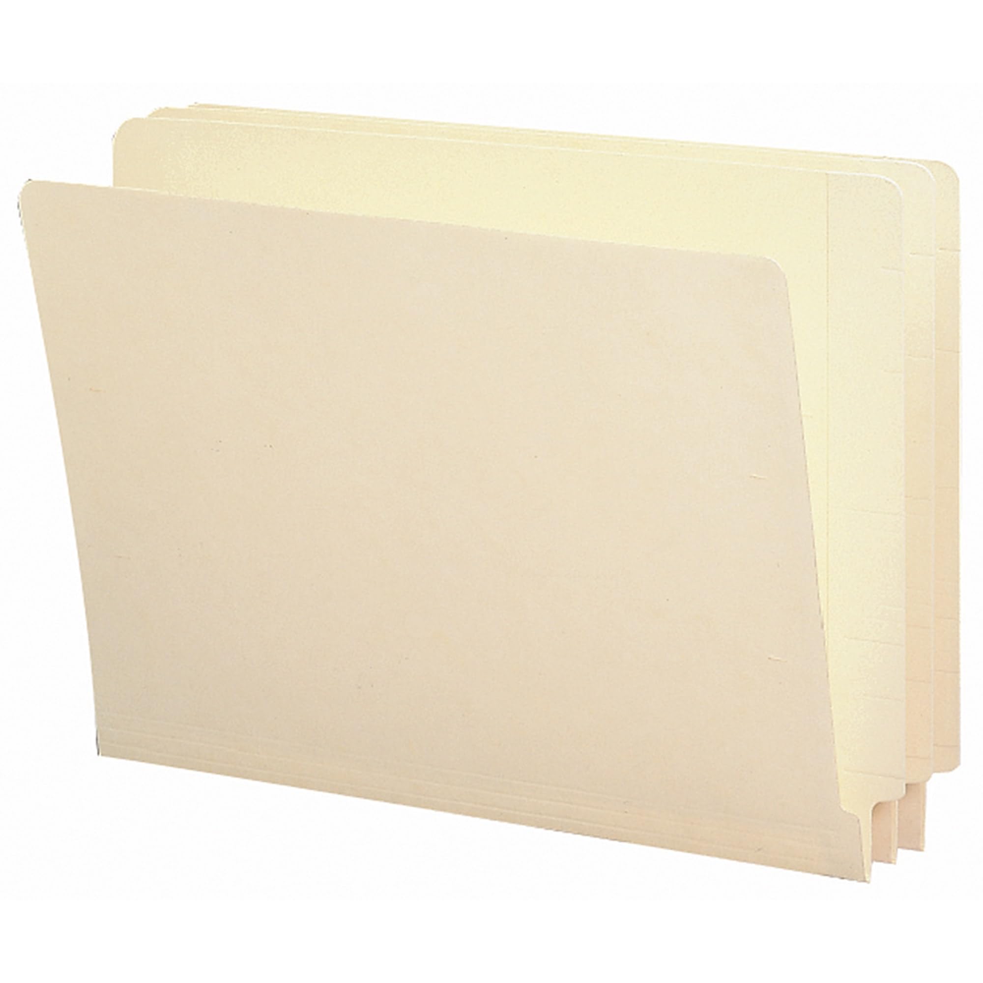 Smead End Tab File Folder, Shelf-Master Reinforced Straight-Cut Tab, Letter Size, Manila, 50 per Box (24210)