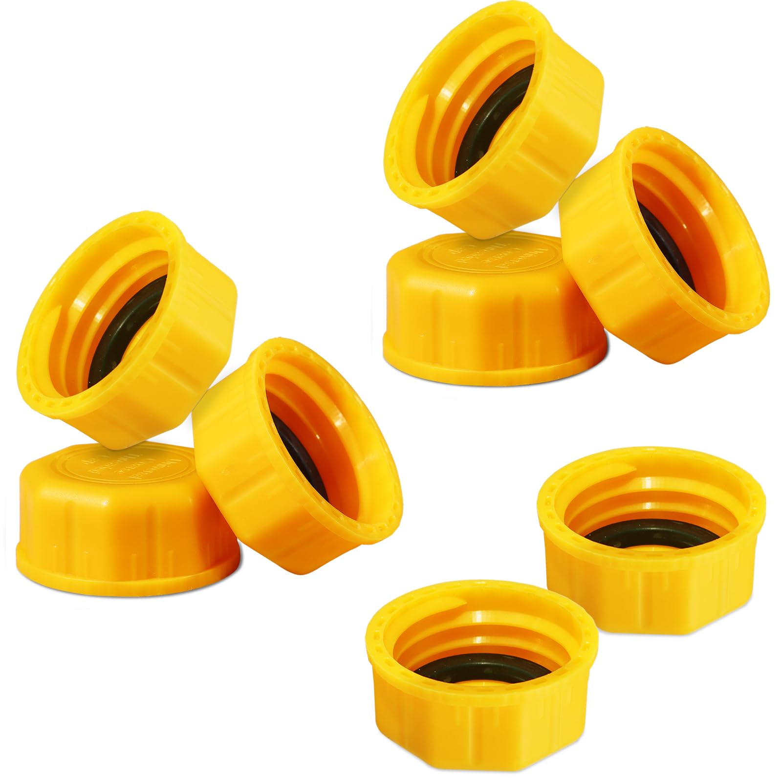 Mapleza Gas Can Cap For Universal 5 Gallon Gasoline Containers - Plastic Gas Can Caps For Improved Sealing And Transportation -