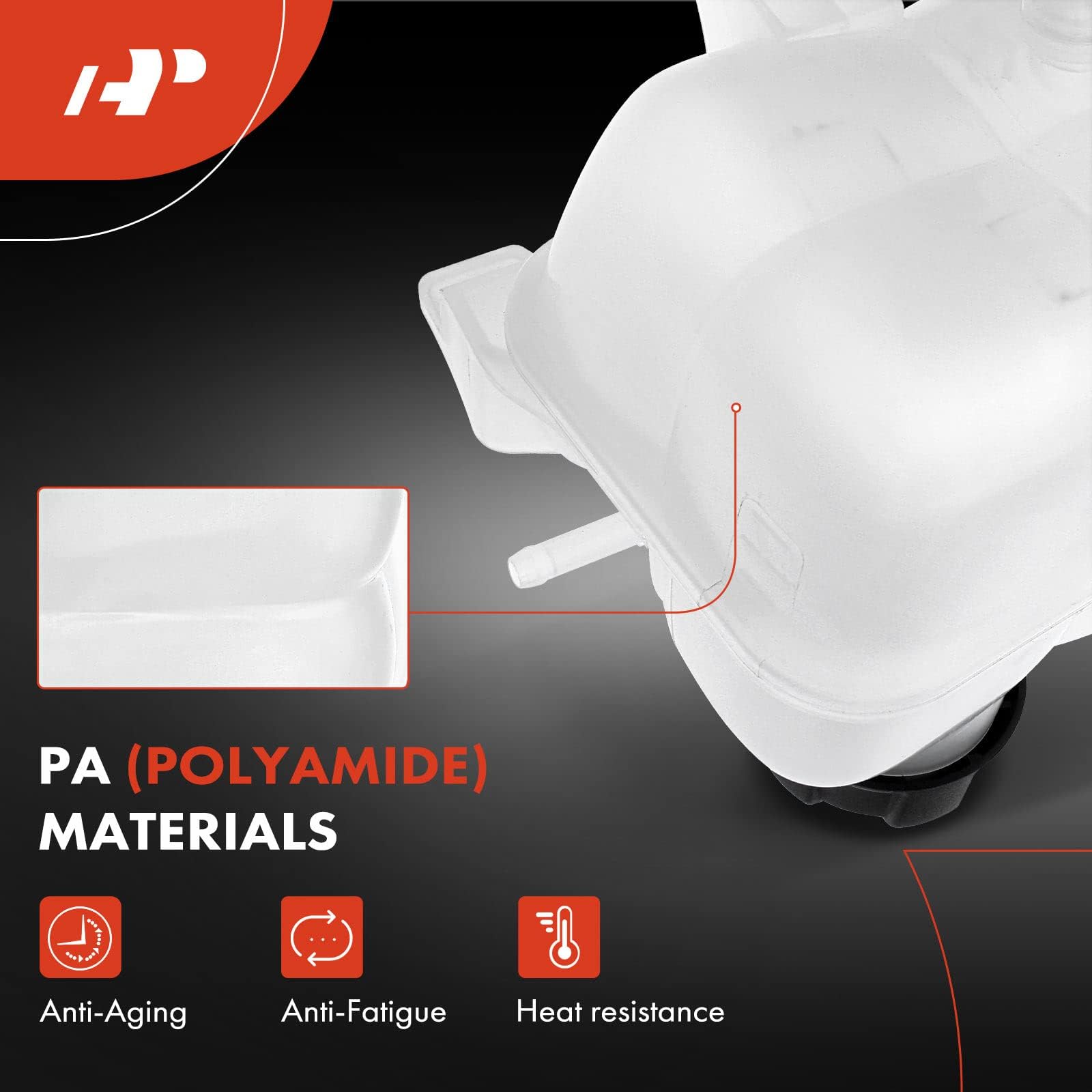 A-Premium Engine Coolant Overflow Recovery Reservoir Tank [With Cap] Compatible With Bmw 118I, 318I, I3 2014-2019, I3S, I8 14-19