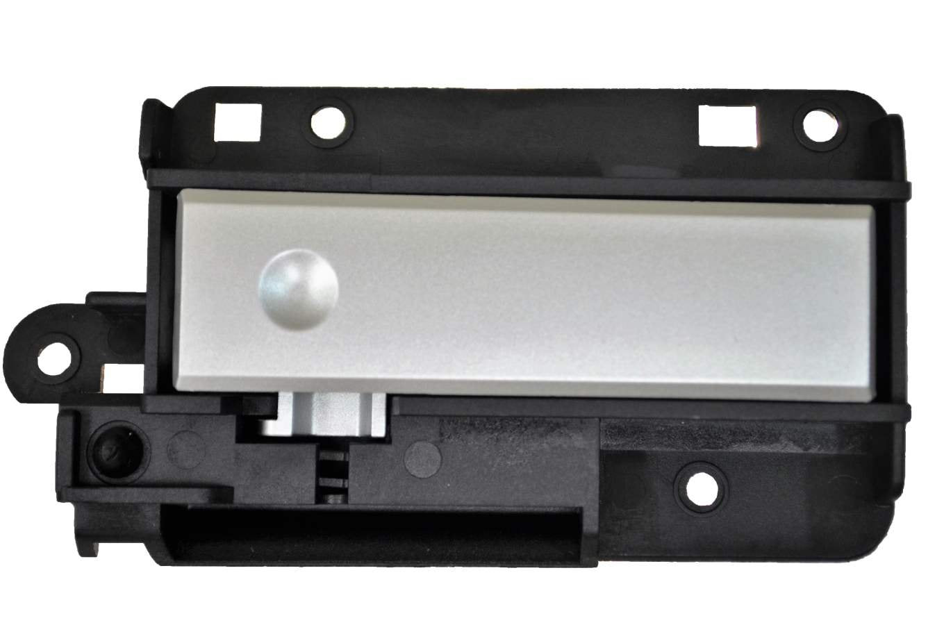 PT Auto Warehouse GM-2647RA - Glove Box Compartment Lock Latch Handle, Black Housing with Silver Lever, Replaces # 15914995