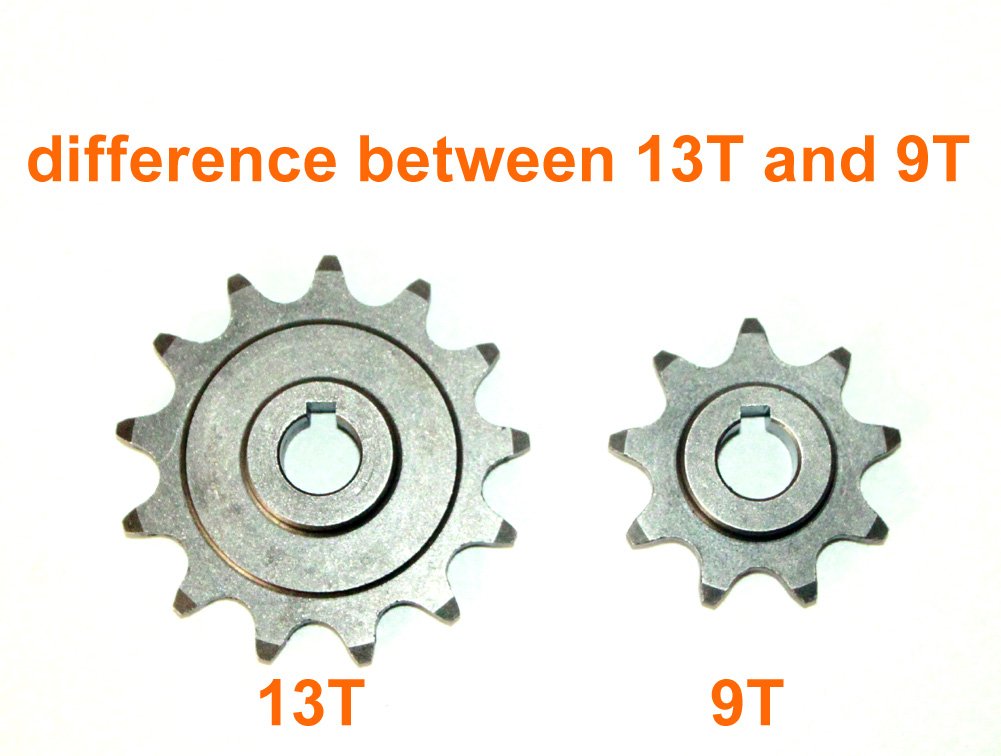 L-Faster 9 Tooth Sprocket For Bike Motor My1016Z Unitemotor My1018 Original 9T Sprocket Scooter Engine Sprocket For 410