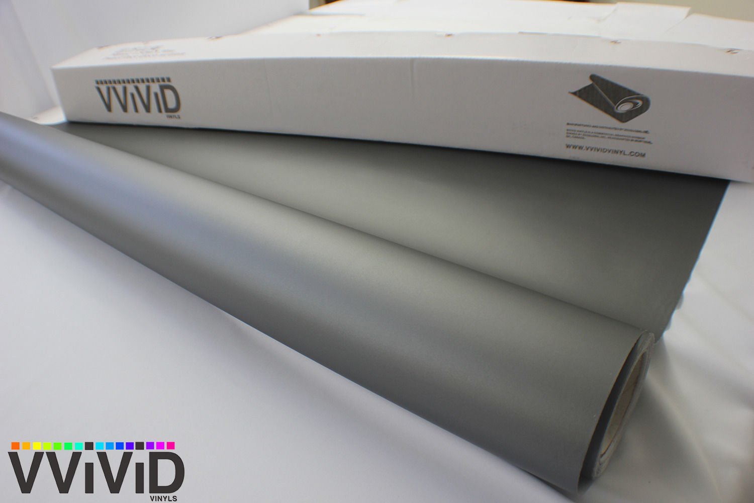 Vvivid Xpo Charcoal Matte Gunmetal Vinyl Wrap Roll With Air Release Technology (1.5Ft X 5Ft)