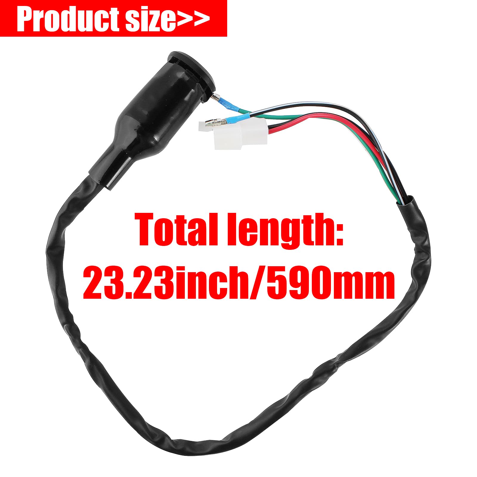 Yofmoo Ignition Key Switch For Big Red Atc250Es 35010-Ha0-680 35010-Ha0-681 35100-Ha0-027 1985-1987 Atv Bike