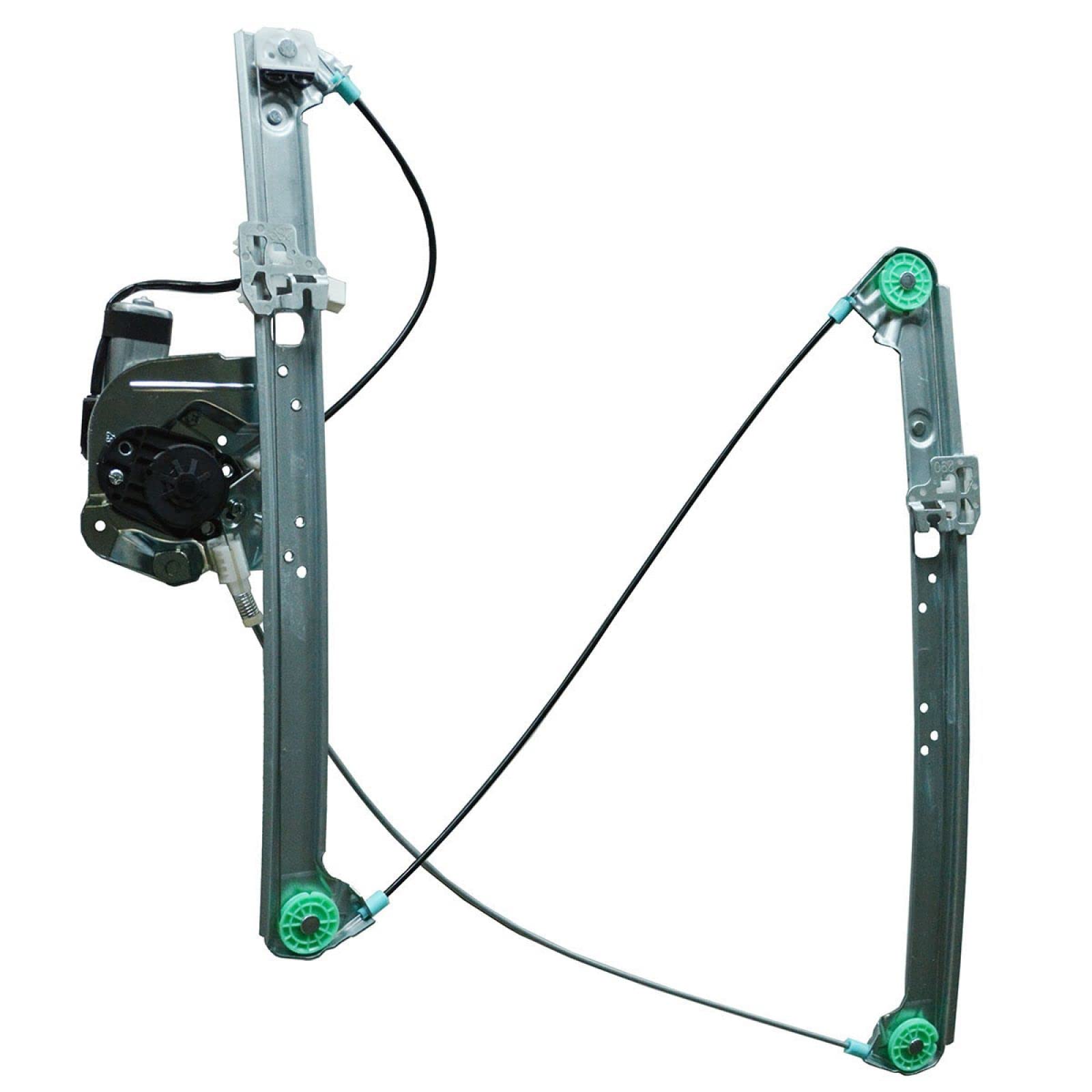 Trq Front Left Power Window Regulator & Motor Assembly Drivers Side Compatible With 2000-2006 Bmw X5 Bm1350110