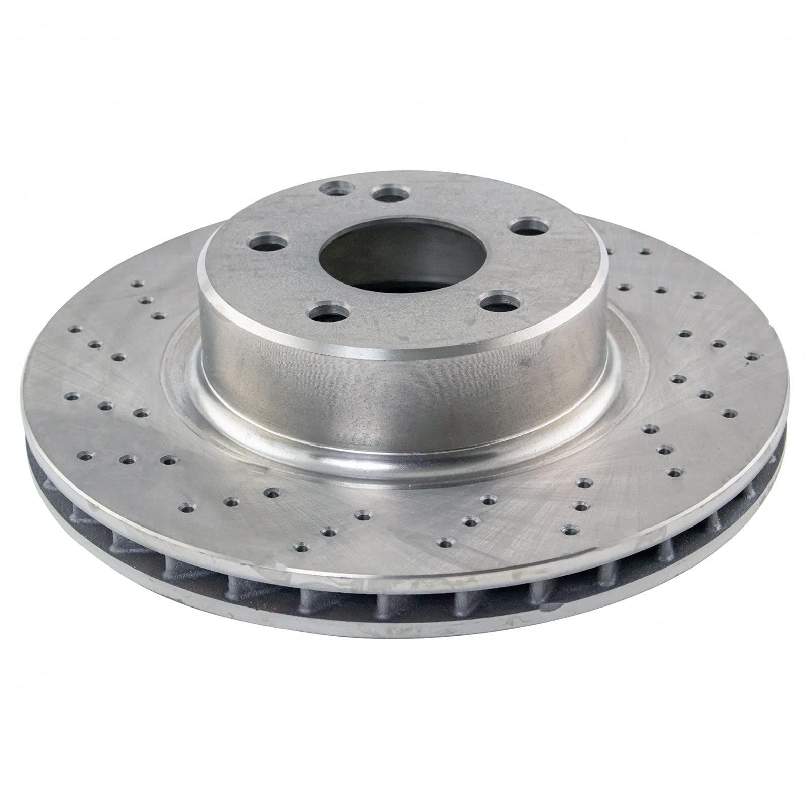 Trq Front Brake Pad & Rotor Kit Brake Pads Brake Rotor Ceramic Compatible With 2003-2006 Mercedes-Benz Cl500 S430 S500