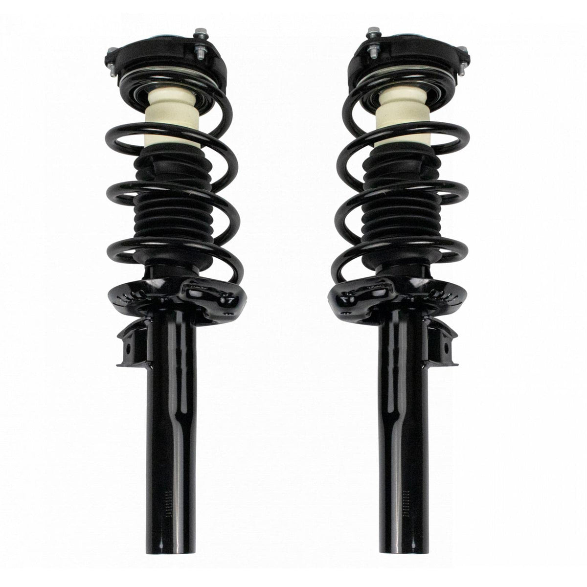 Trq Front Strut & Coil Spring Assembly Set Driver & Passenger Sides Compatible With 09-17 Volkswagen Tiguan 17-18 Tiguan Limited