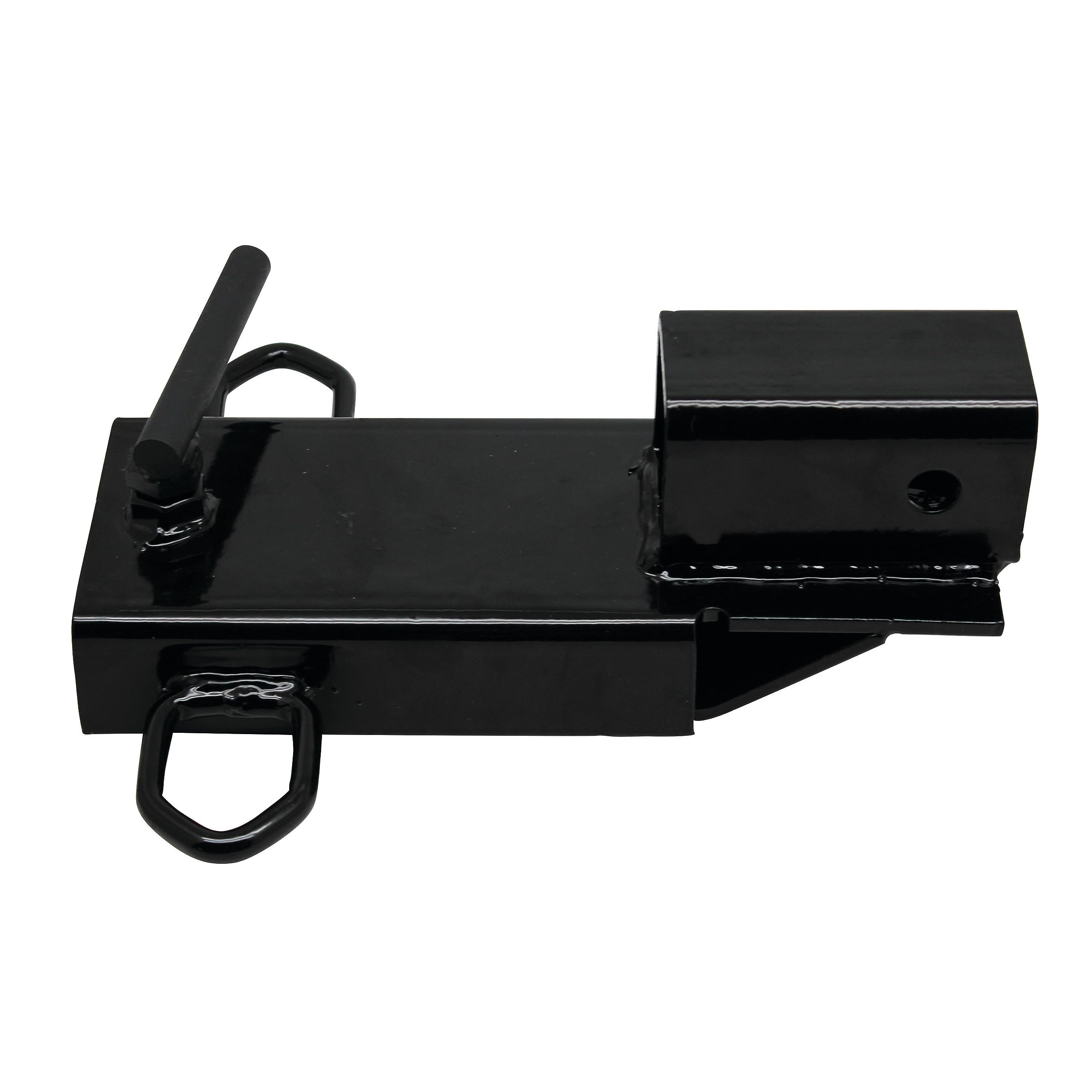 Extreme Max 5001.1389 Clamp-On Forklift Hitch 2'' Receiver With Tri-Ball Hitch And Tow Hook