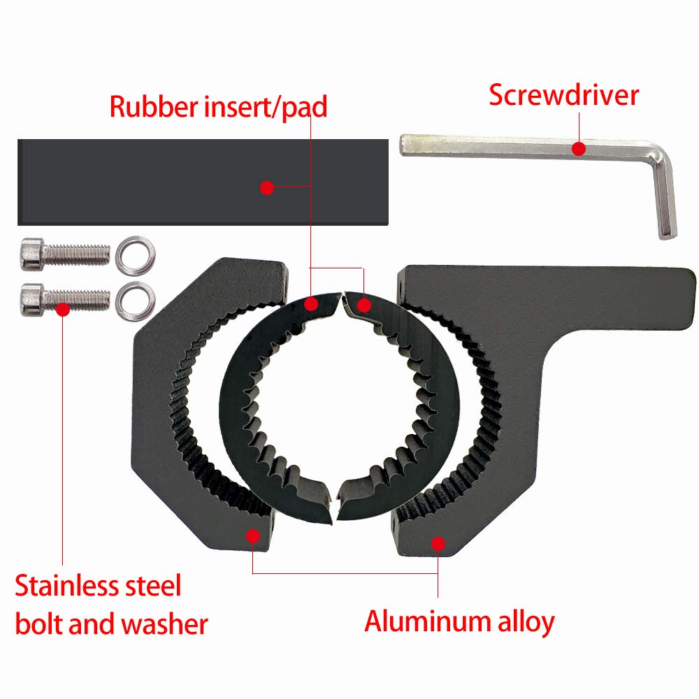 Horizontal Bull Bar Clamp Mounting Kit 4Pcs 1.37'' 1.5'' 2'' Led Lights Bar Bumper Lights Offroad Driving Lights Mounting Bracke