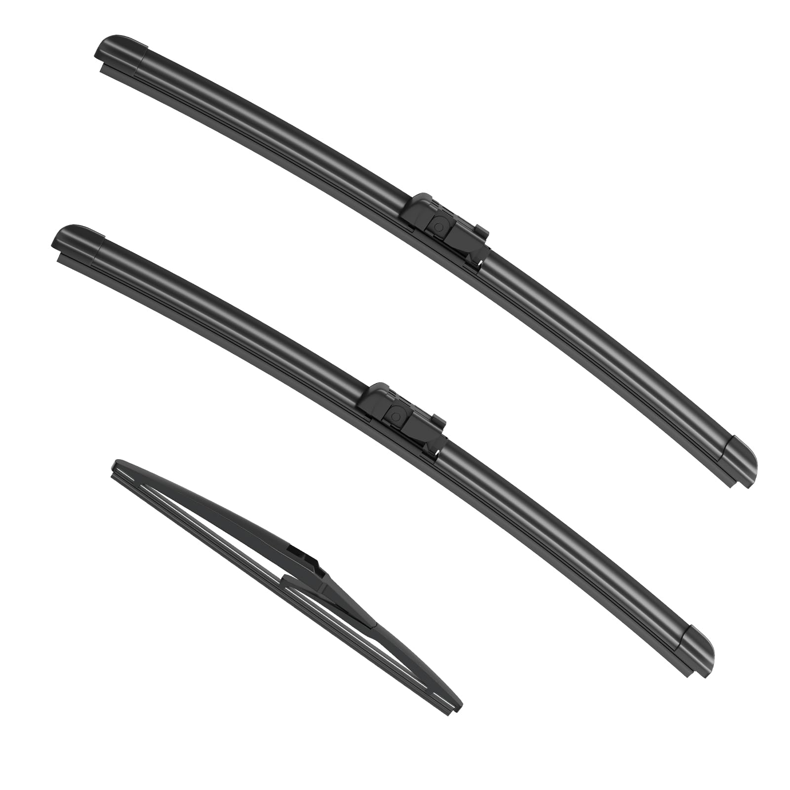Anikluim 24''+21'' Wiper Blades With 12'' Rear Wiper Blade Set Replacement For 2009-2017 Buick Enclave Windshield Wipers Origina
