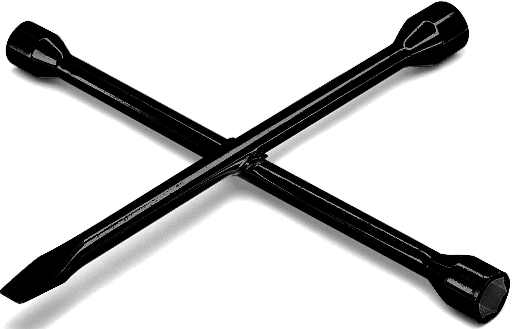 Performance Tool W9A 20-Inch Sae/Metric 4-Way Cross Lug Wrench With Spade Tip