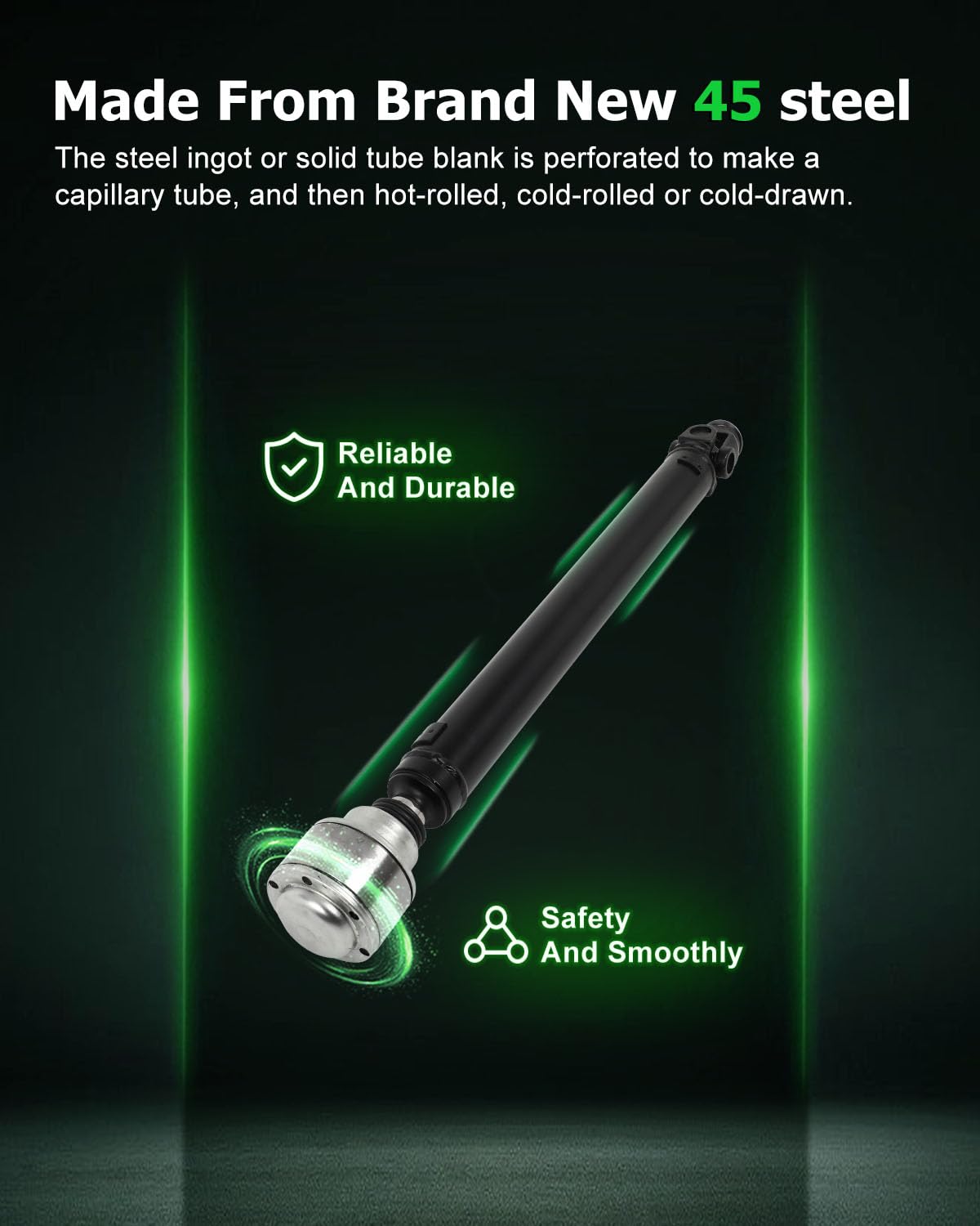 Scitoo 34.12'' Rear Drive Shaft Assembly Propeller Shaft Compatible For Land Rover Freelander 1.8L 1999-2001,For Land Rover Free