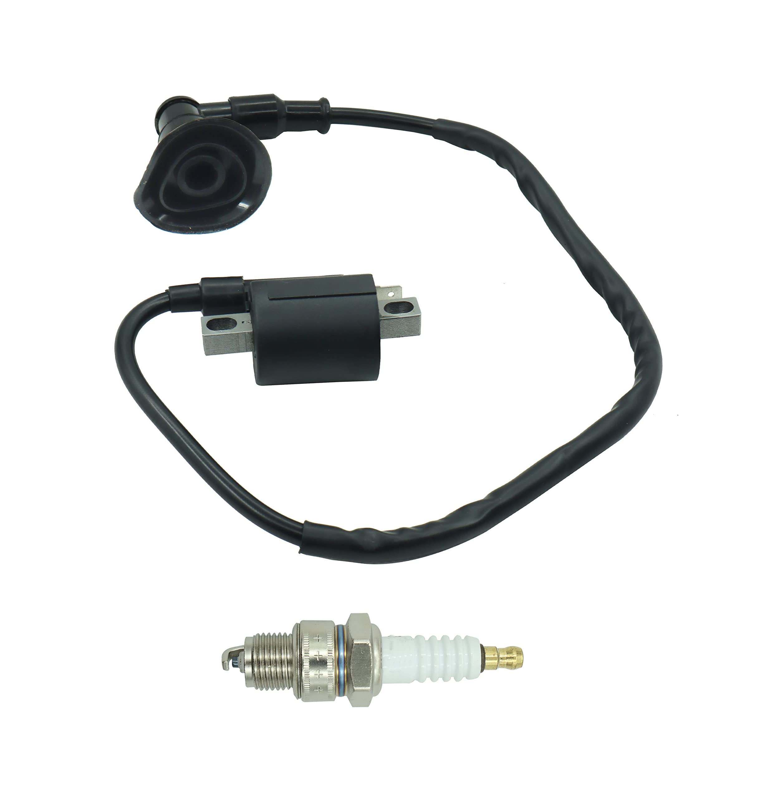 DABAZUALY CDI Box for Polaris Sportsman 90 & Predator 90 (2003-2006) with Ignition Coil, Spark Plug & Solenoid Relay Parts