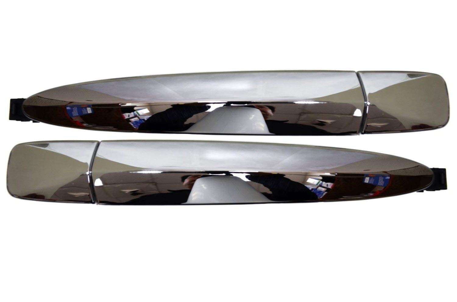 PT Auto Warehouse NI3909MRP  Exterior Outer Outside Door Handle, Chrome  Rear Left/Right Pair