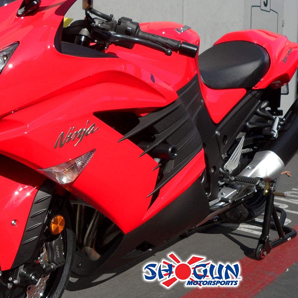 Shogun Usa Made Kawasaki Ninja Zx14R Zx 14 2012 2013 2014 2015 2016 2017 2018 2019 2020 2021 2022 2023 2024 Black No Cut Frame S