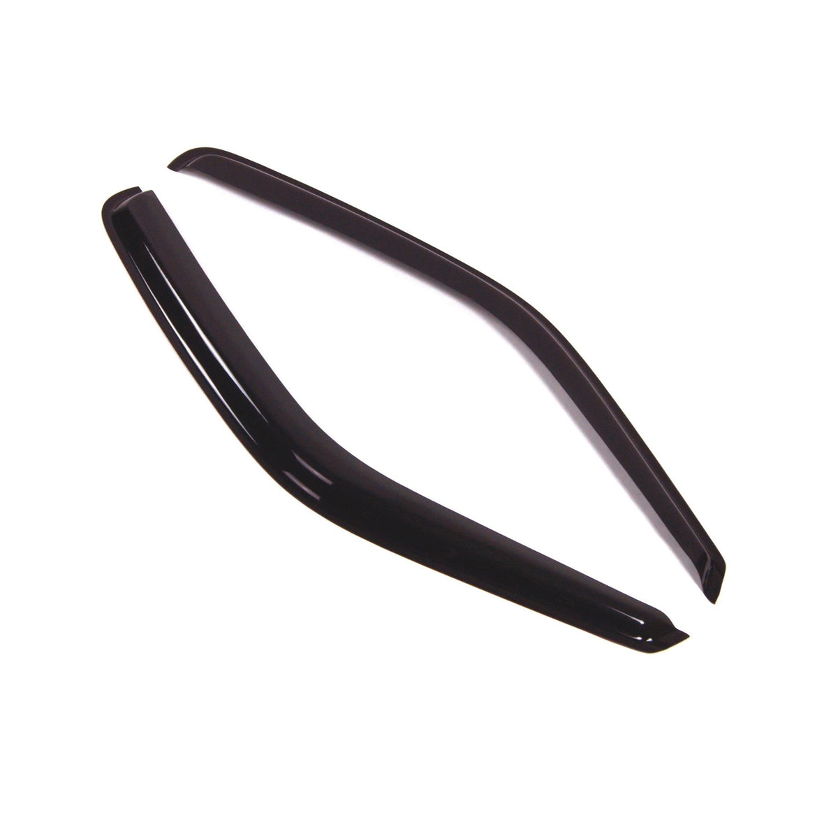 Tuningpros Outside Mount Window Vent Visors Rain Guards Compatible With Chevy Express 1500-3500 17-18 | Side Window Wind Deflect